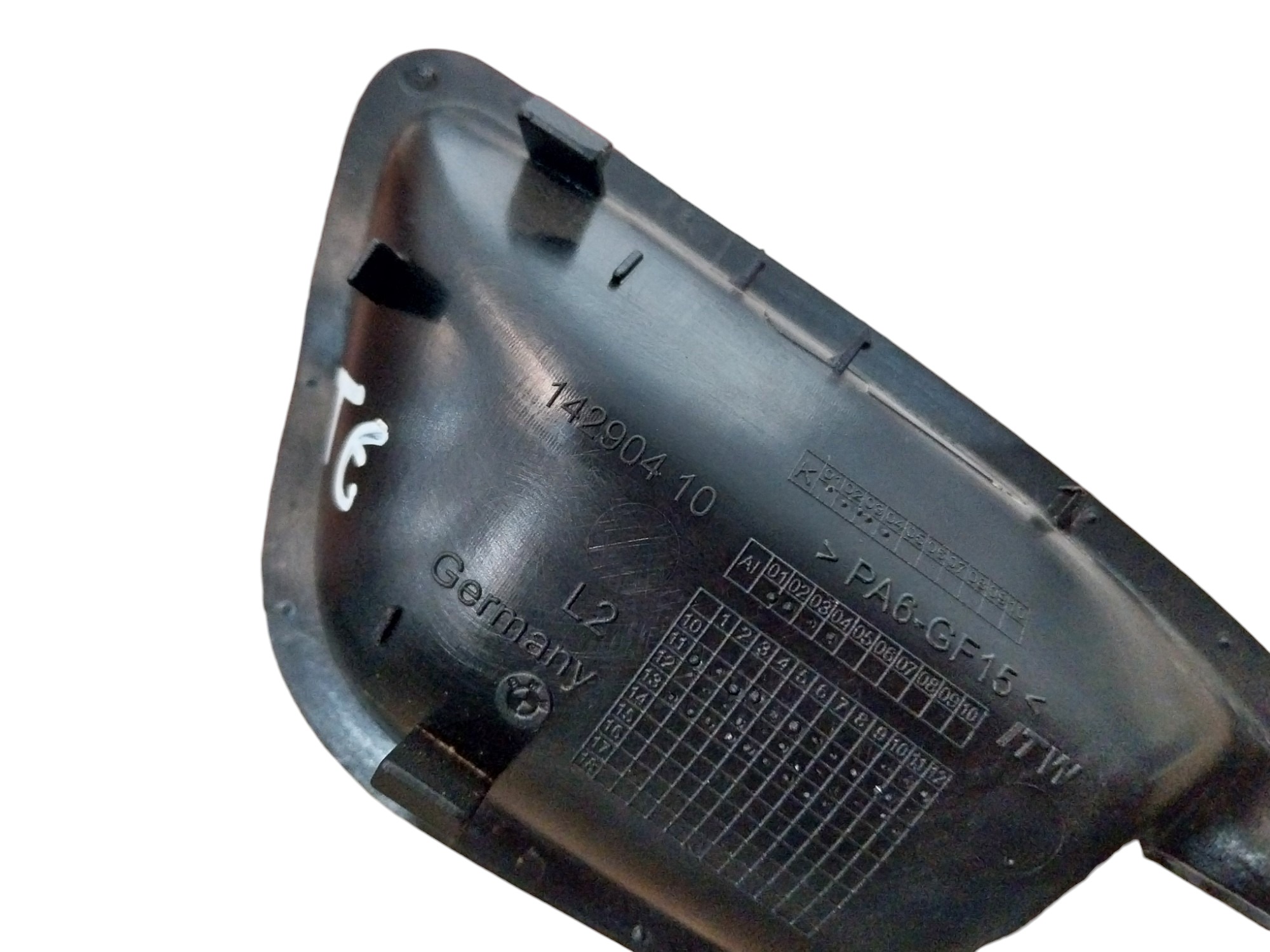 Moldura Maçaneta Traseira Direita Bmw 116 118 328 2013 2019  Preto Traseira 5