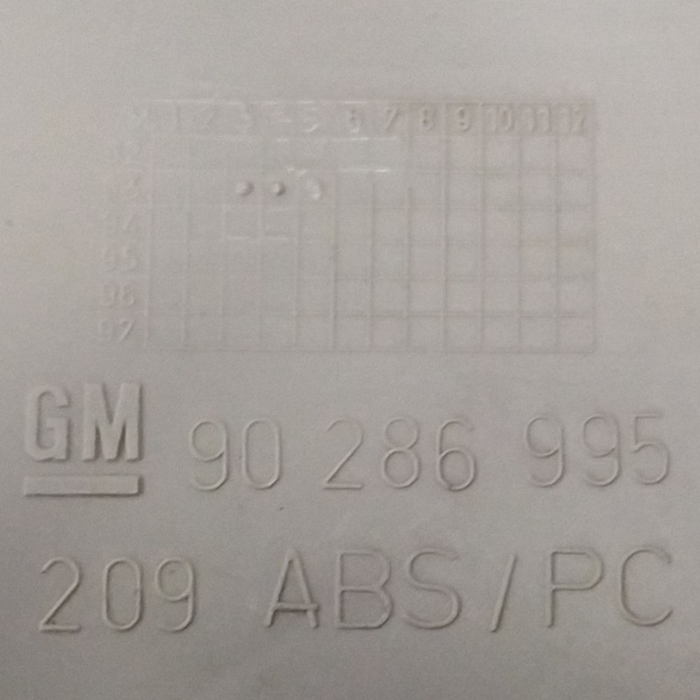 Moldura Lanterna Interna Teto Omega 93 94 95 96 97 98 Gm 6