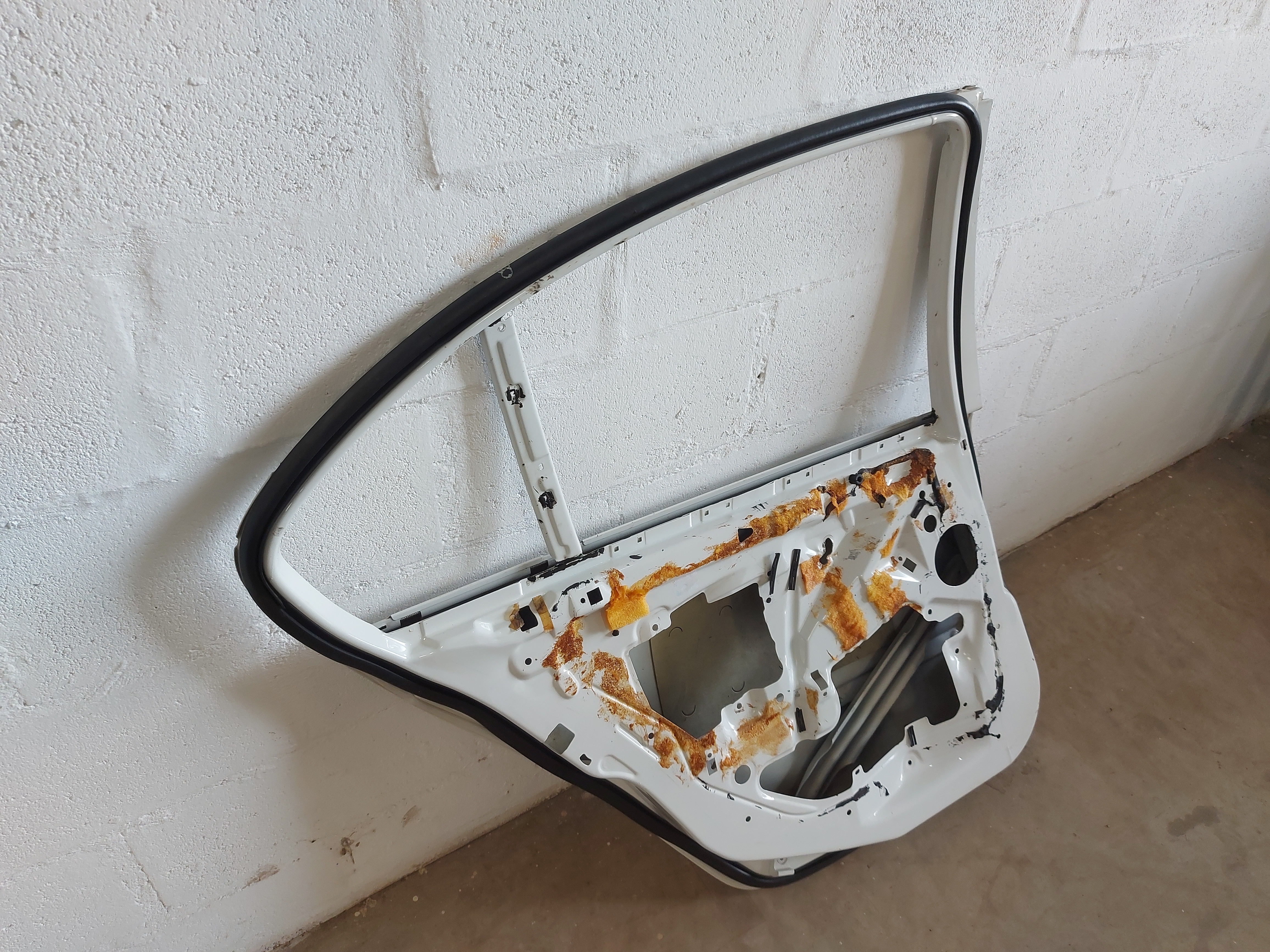 Porta Traseira Esquerda Bmw E46 330 328 325 323 320 Traseira Esquerdo Branco 7