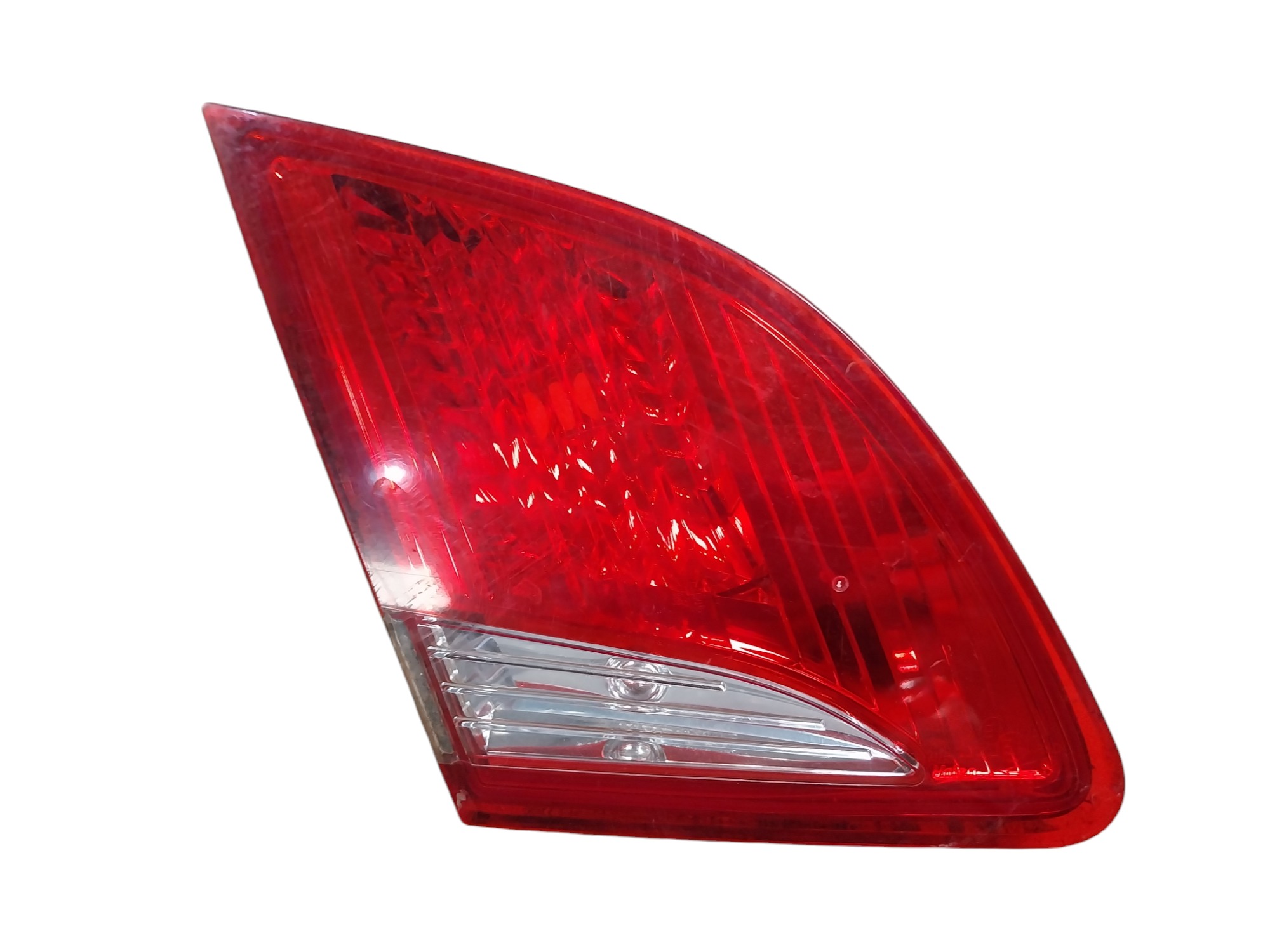 Lanterna Tampa Traseira Esquerda Peugeot 408 2012 2015 2019 Esquerdo/motorista Vermelho/transparente