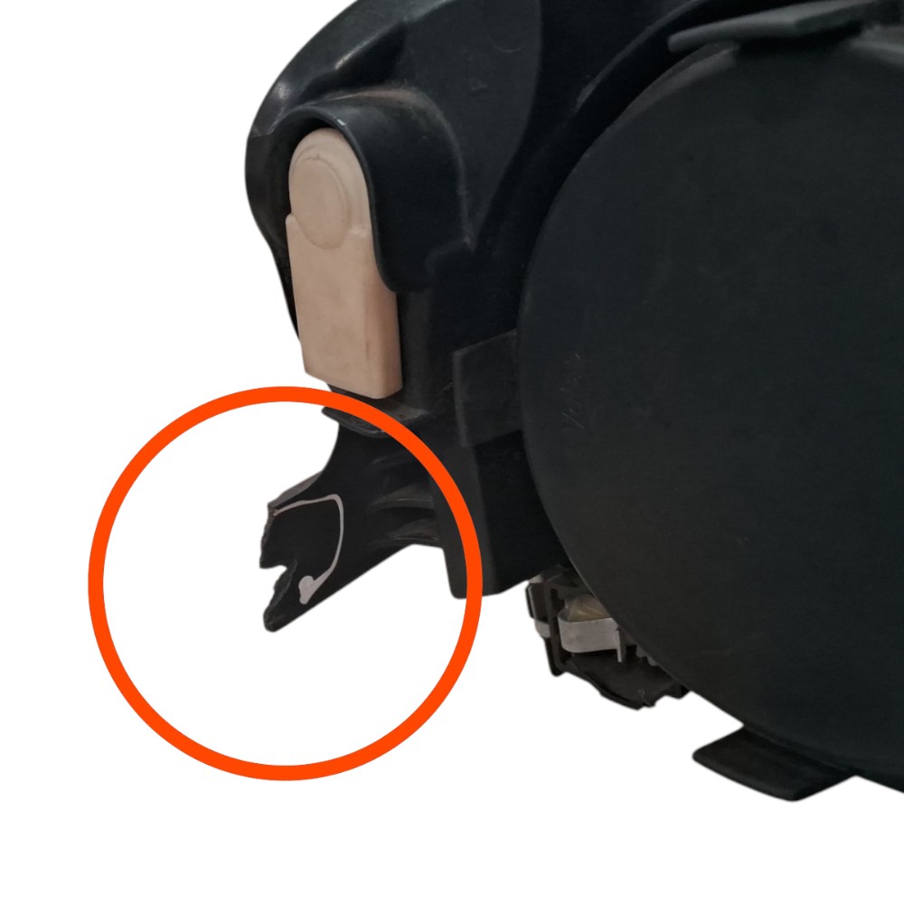Farol Esquerdo Tcross 2019 2020 2021 2022 2023 2024 Detalhe – Esquerdo/motorista 2