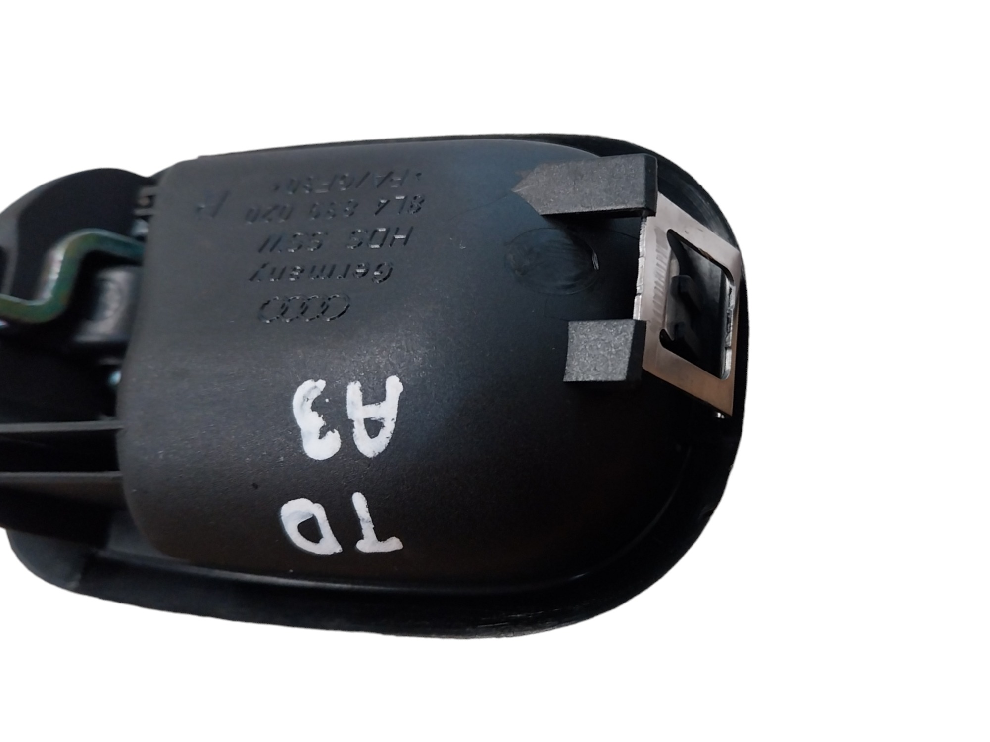 Maçaneta Interna Traseira Direita Audi A3 97 98 2002 A 2006 Preto Traseira 6