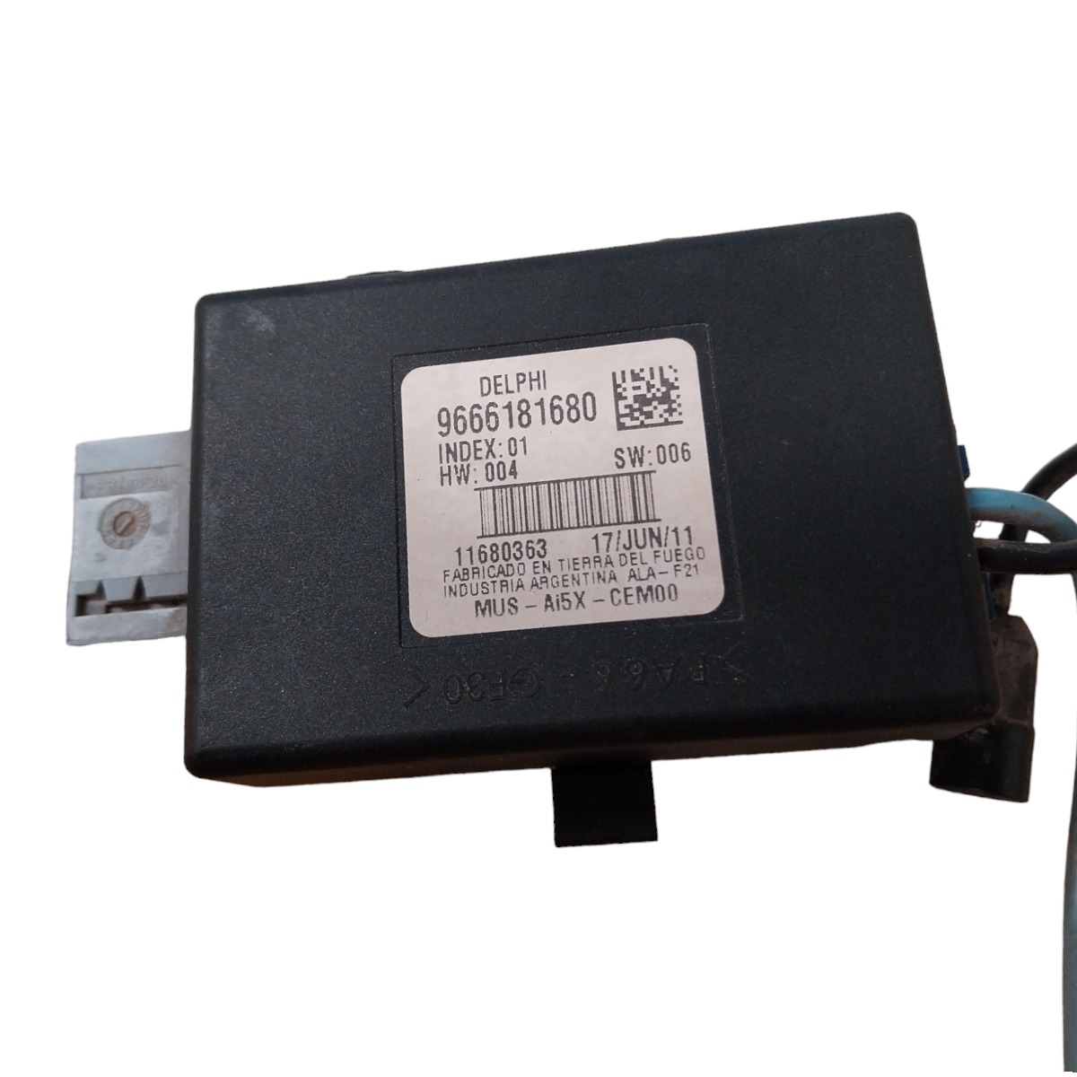 Módulo Sensor Alarme Peugeot 408 2012 2015 A 2019 9666181680 5