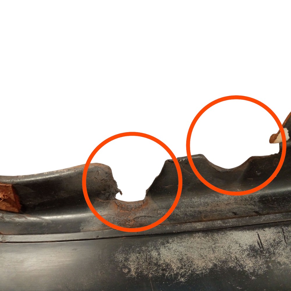Parachoque Traseiro Gm Kadett 96 97 98 Detalhe 2
