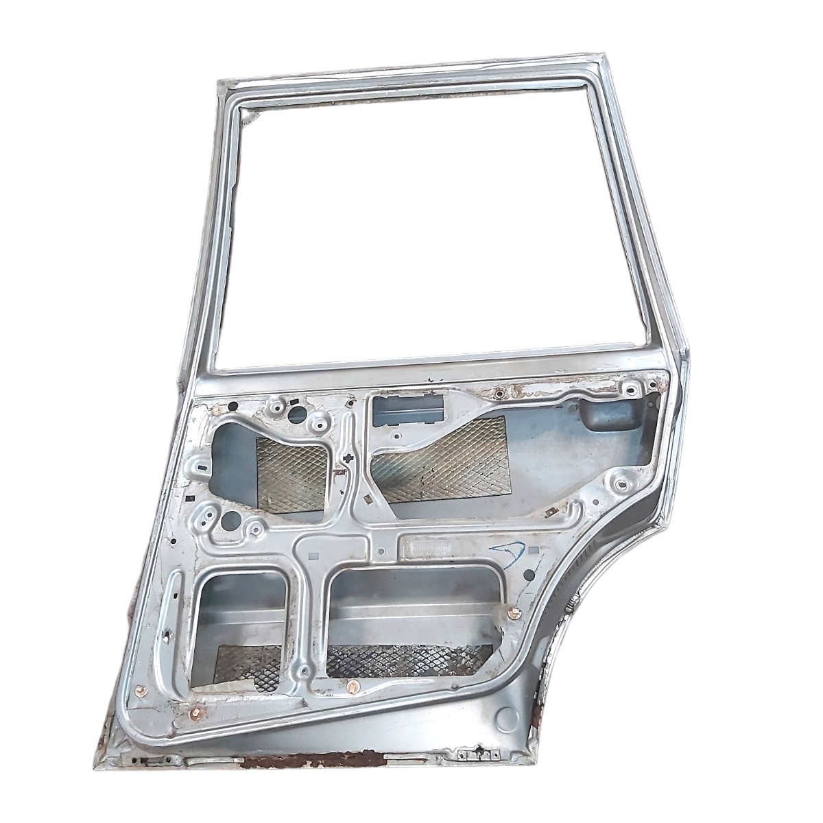 Porta Traseira Direita Fiat Uno 4p 84 86 90 96 2000 A 2004 Traseira Direito Prateado 5