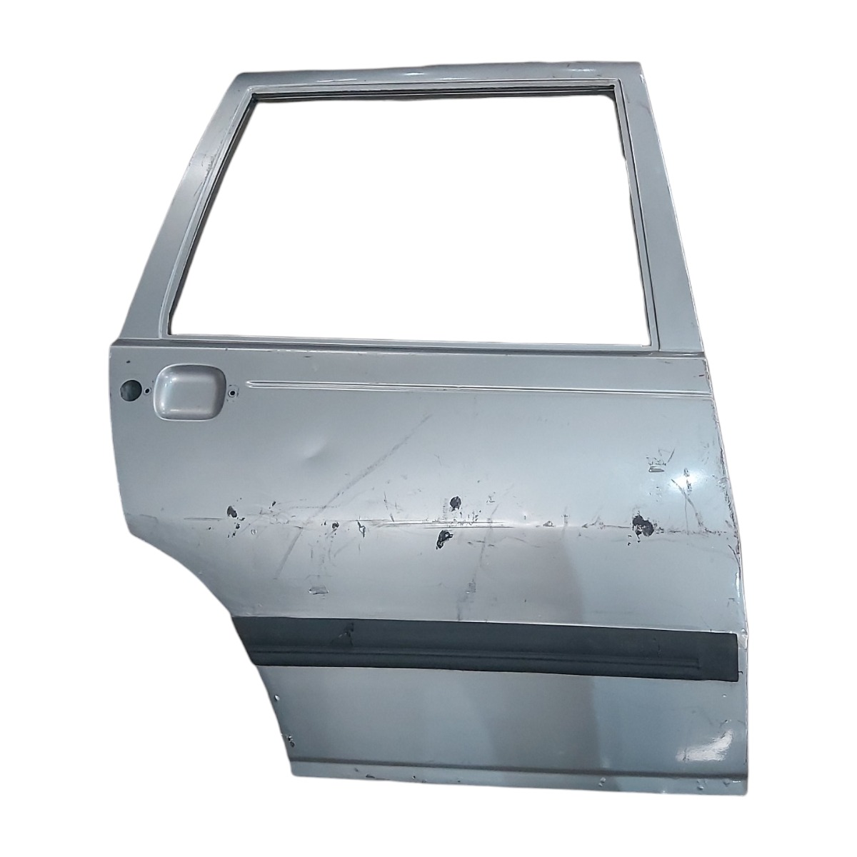 Porta Traseira Direita Fiat Uno 4p 84 86 90 96 2000 A 2004 Traseira Direito Prateado 1