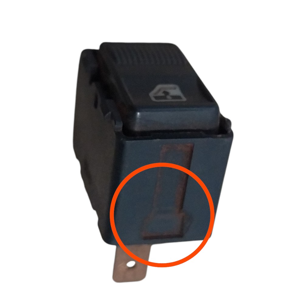 Botão Vidro Elétrico Santana Quantum 87 88 89 90 91 92 93 96 2