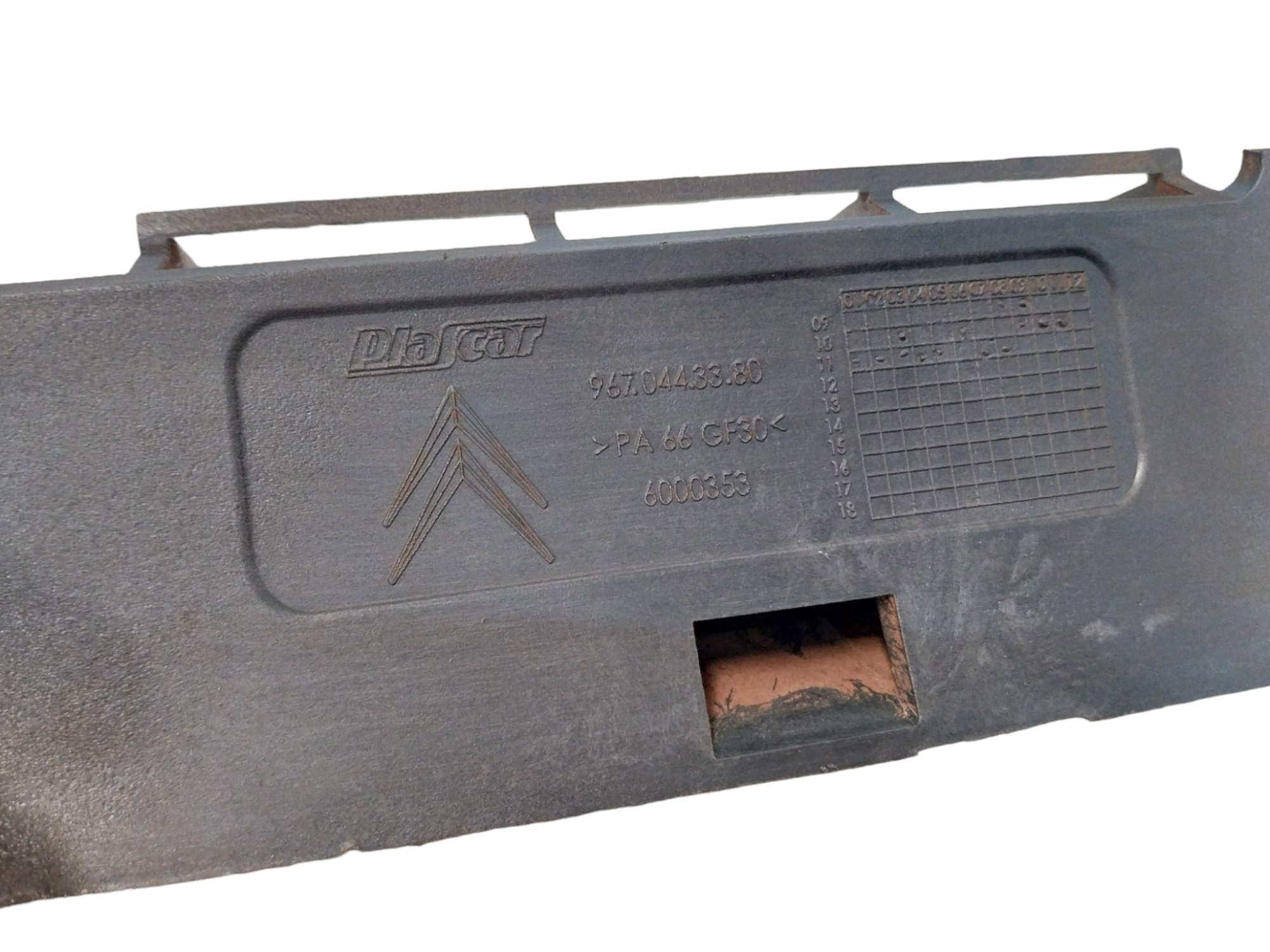 Guia Spoiler Traseiro Esquerdo Aircross 2011 2012 2013 2015 Preto 7