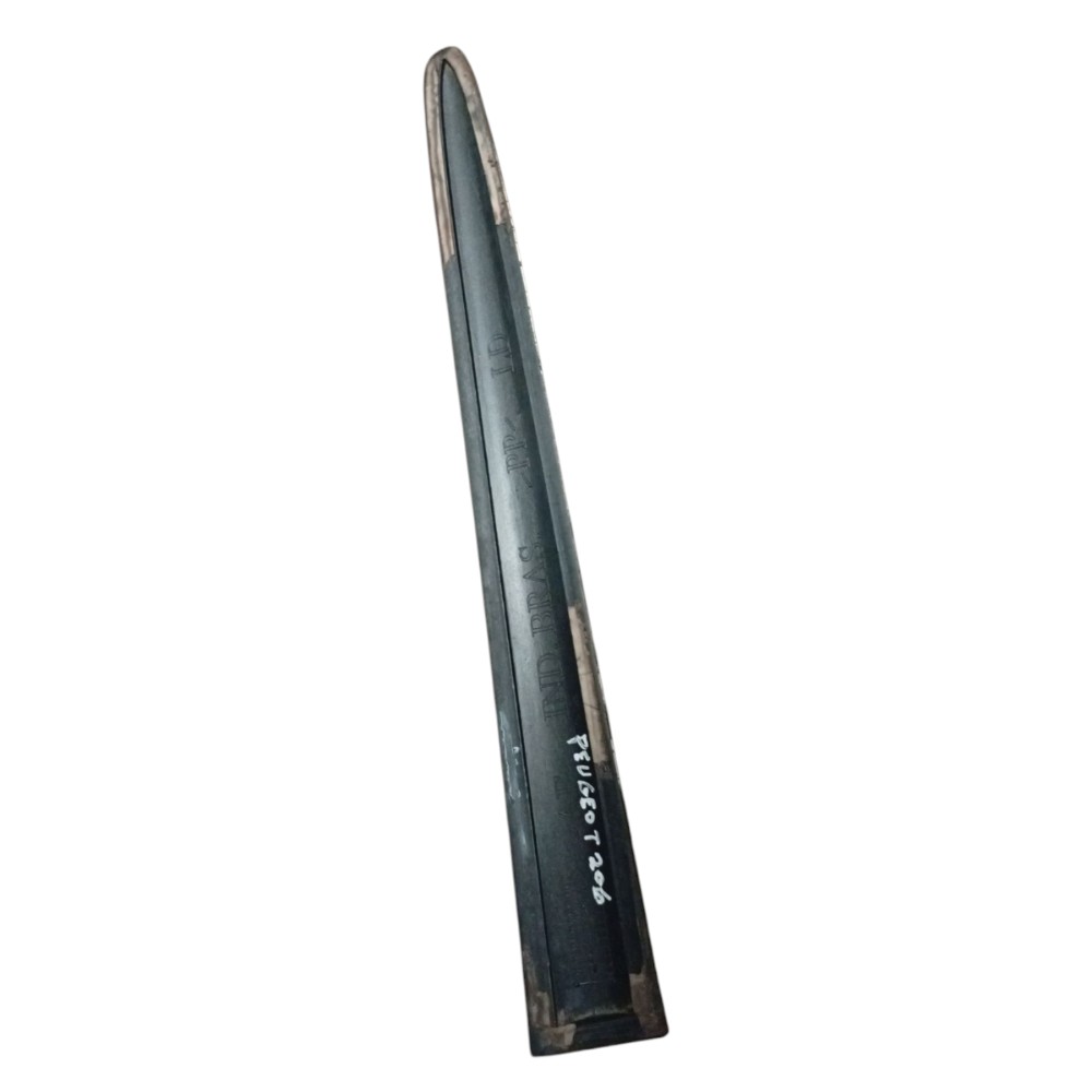 Friso Porta Traseira Lado Esquerdo Peugeot 206 2000 A 2011 Preto 2