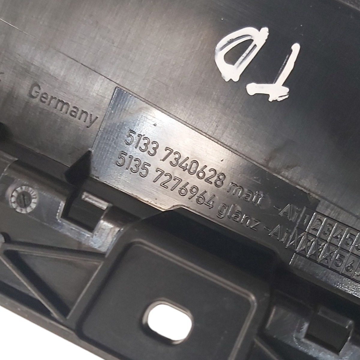Acabamento Coluna Porta Traseira Direita Bmw 116 118 F20 5