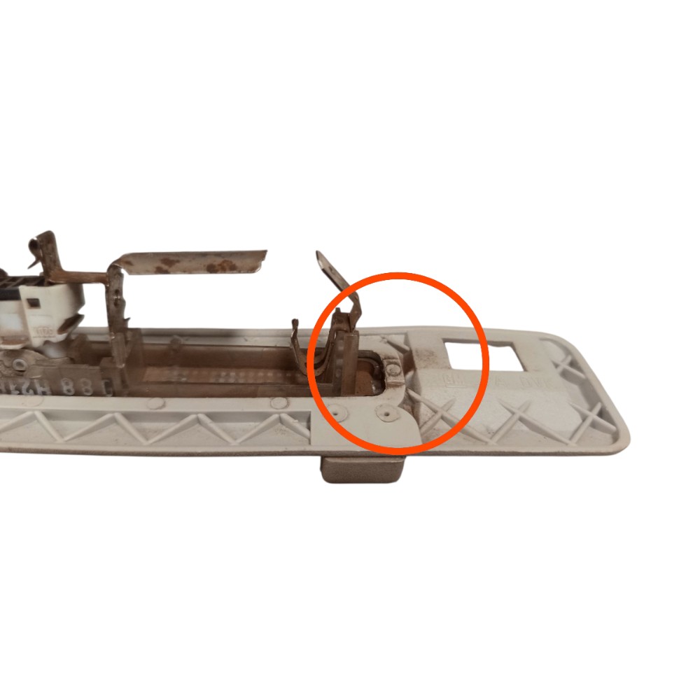 Moldura Luz Teto Cortesia Alça Gm Vectra 97 A 2005 Detalhe 2