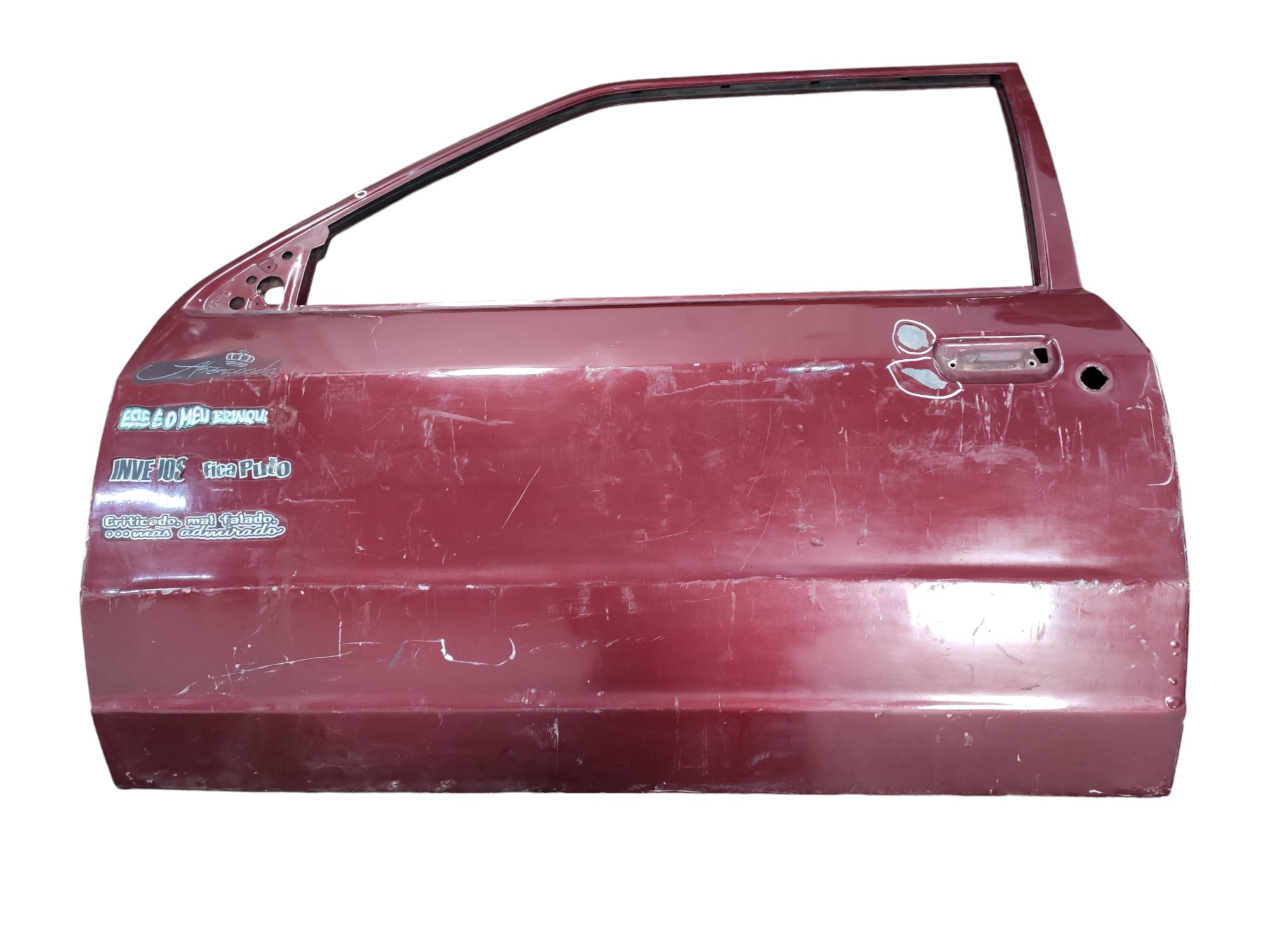 Porta Esquerdo Escort 2p 96 97 99 2001 2002 2003 Traseira Esquerdo Vermelho 1