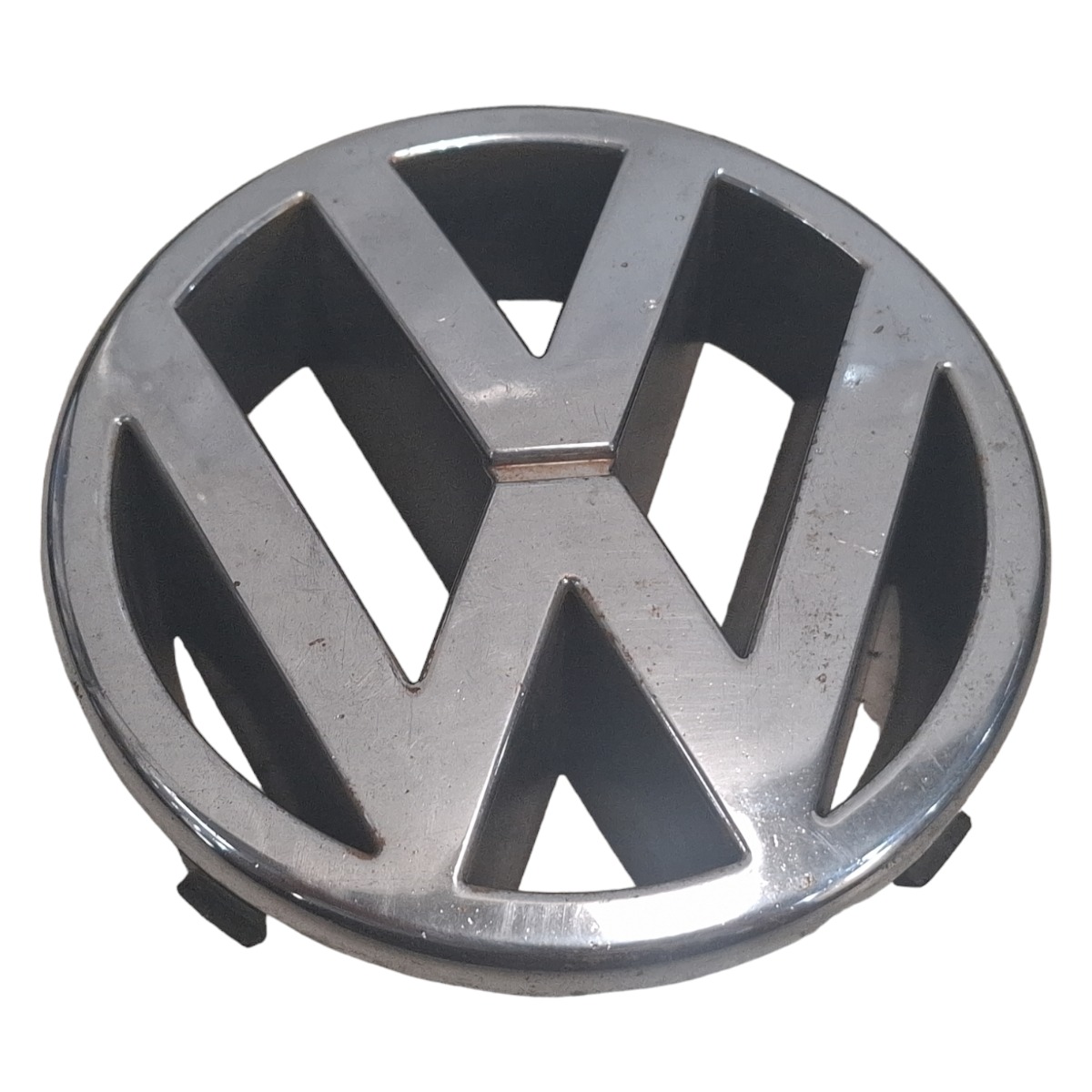 Emblema Símbolo Logo Grade Frontal Gol G3 G4 99 2005 A 2008 Prata 2