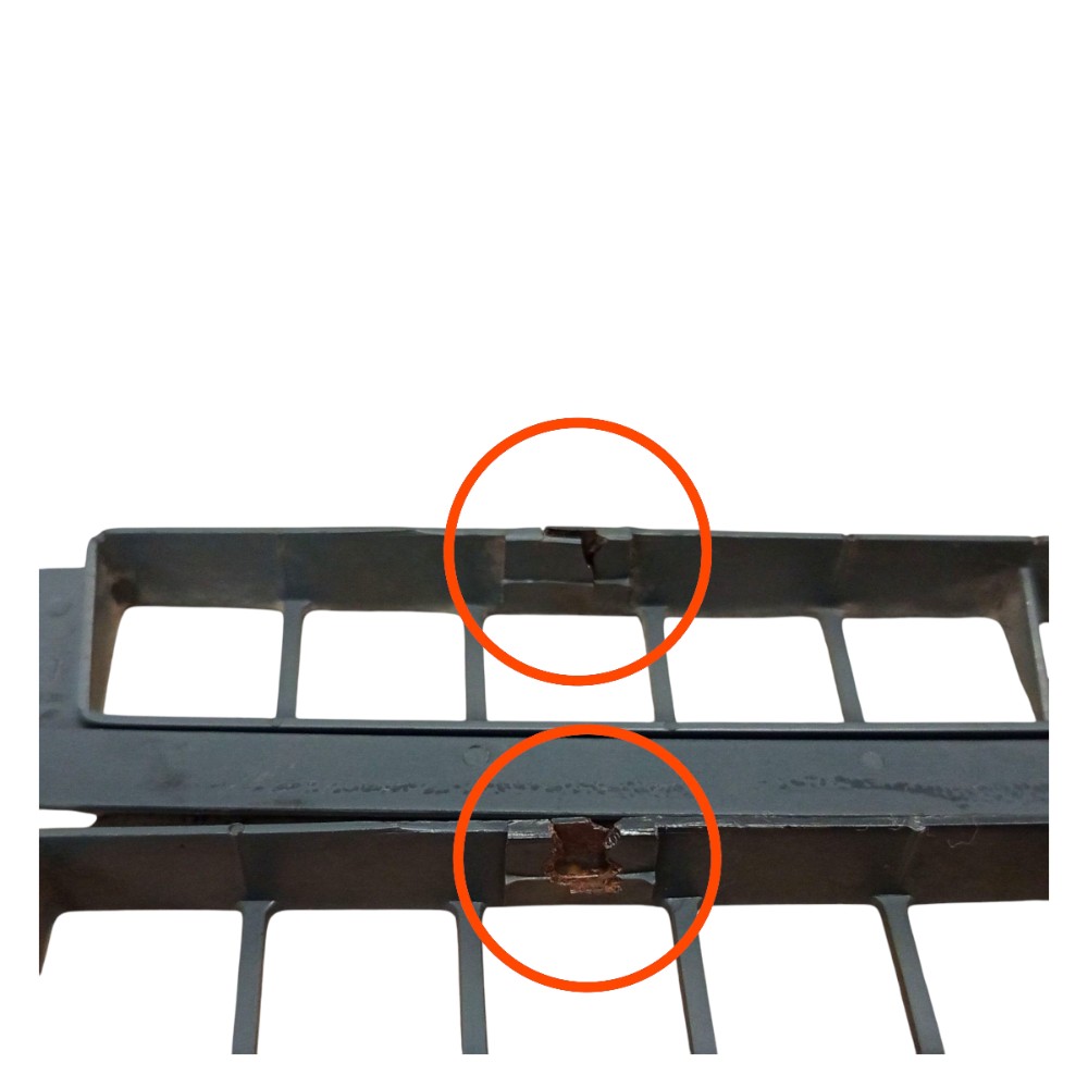 Par Grade Difusor Superior Ar Painel Del Rey Belina Detalhe 4