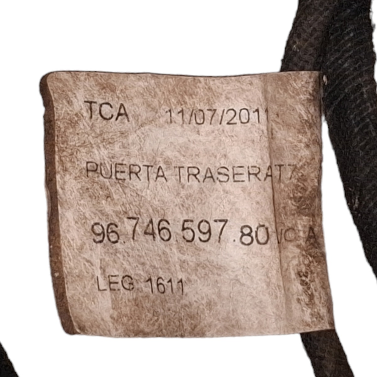 Chicote Porta Traseira Direita Peugeot 308 408 2012 A 2019 6