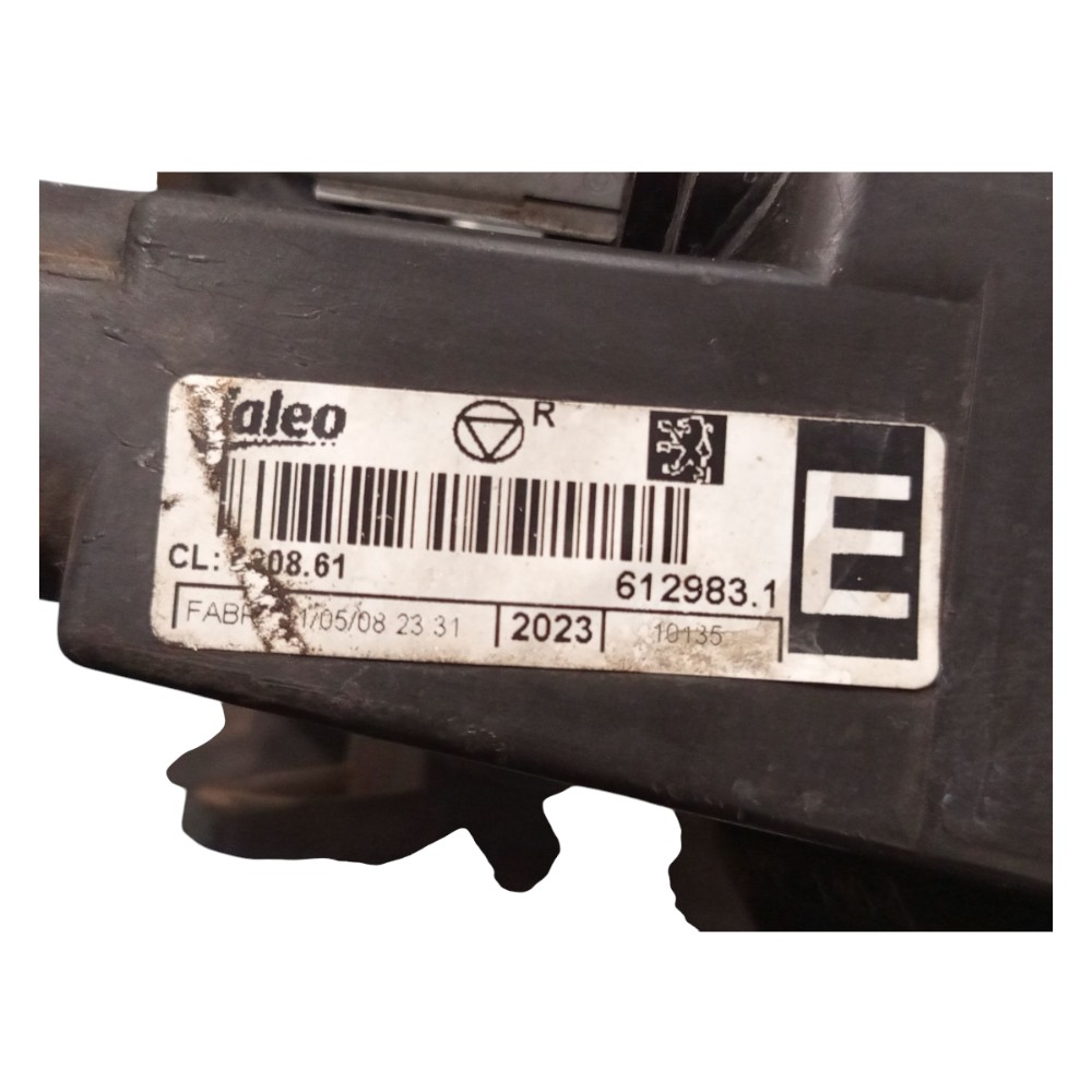 Farol Esquerdo Peugeot 206 2001 2002 2003 2004 2008 Detalhe Esquerdo/motorista 7