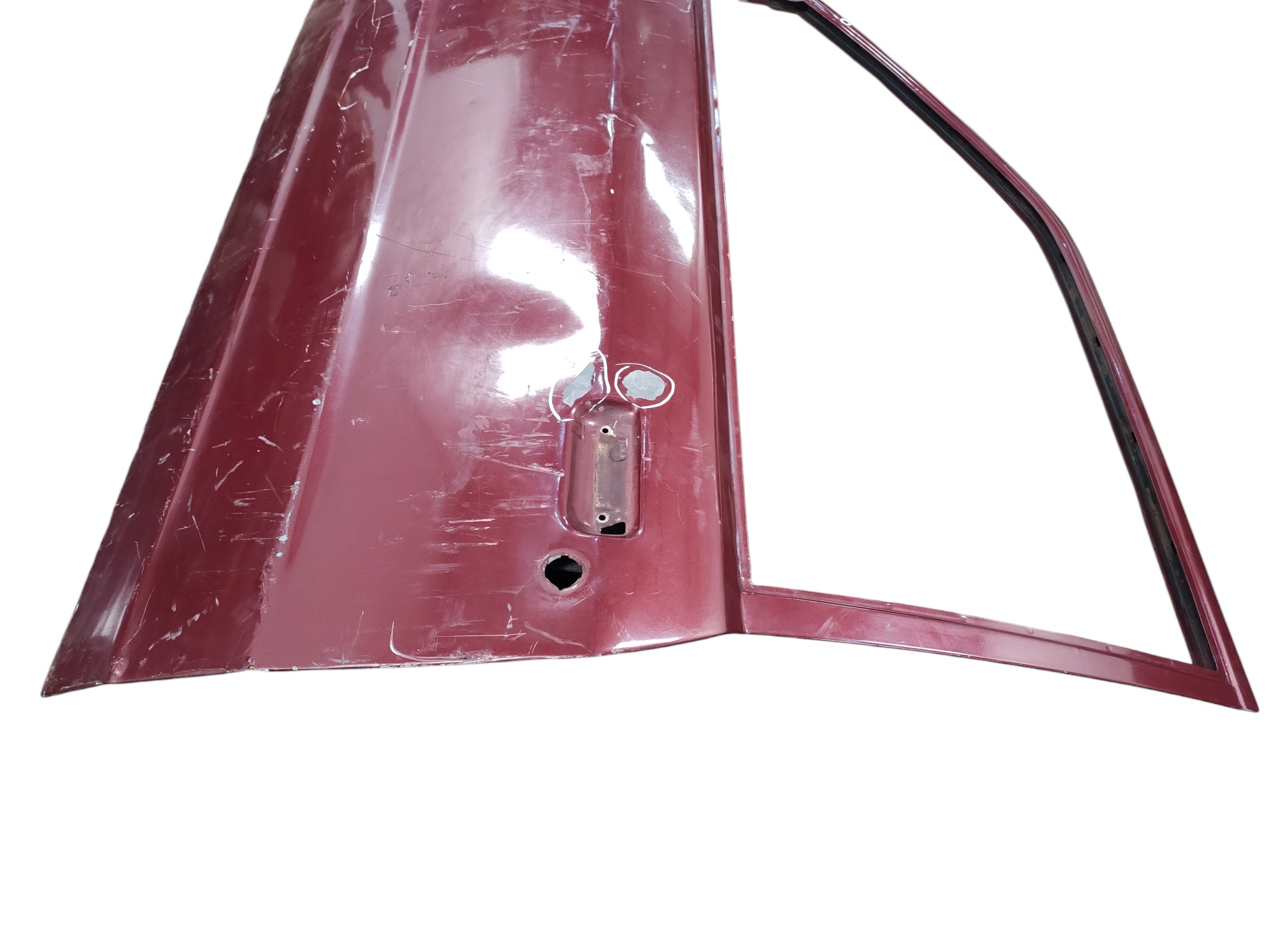 Porta Esquerdo Escort 2p 96 97 99 2001 2002 2003 Traseira Esquerdo Vermelho 4