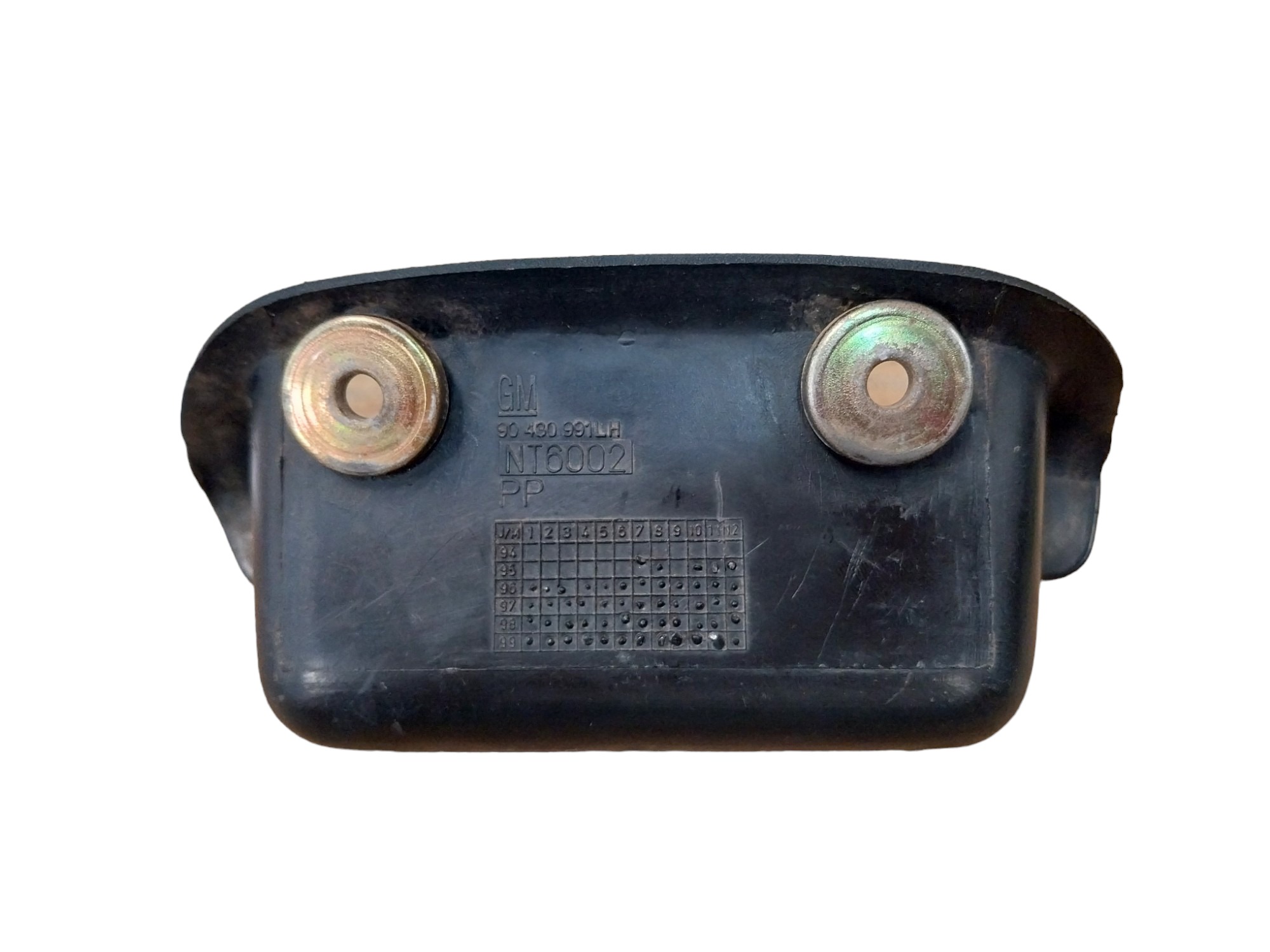 Puxador Interno Porta Traseira Esquerda Corsa 94 96 99 2012 Preto Traseira 3