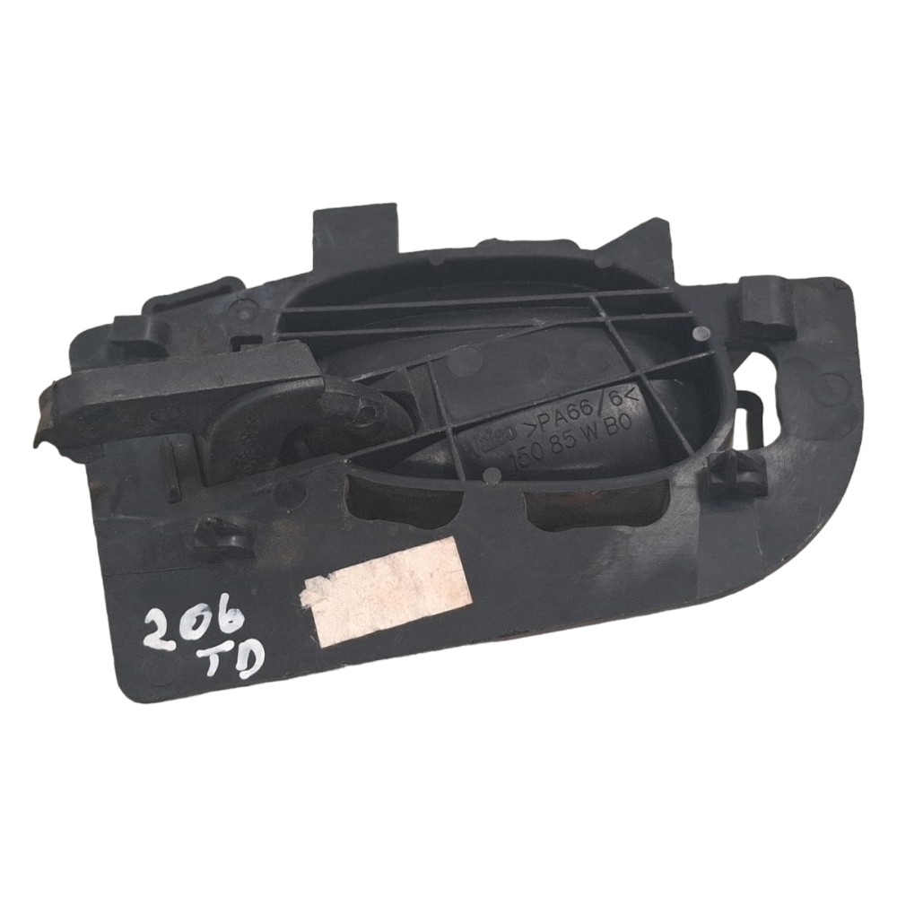 Maçaneta Interna Direita Peugeot 207 206 2000 2001 2002 2011 Preto Dianteira 5