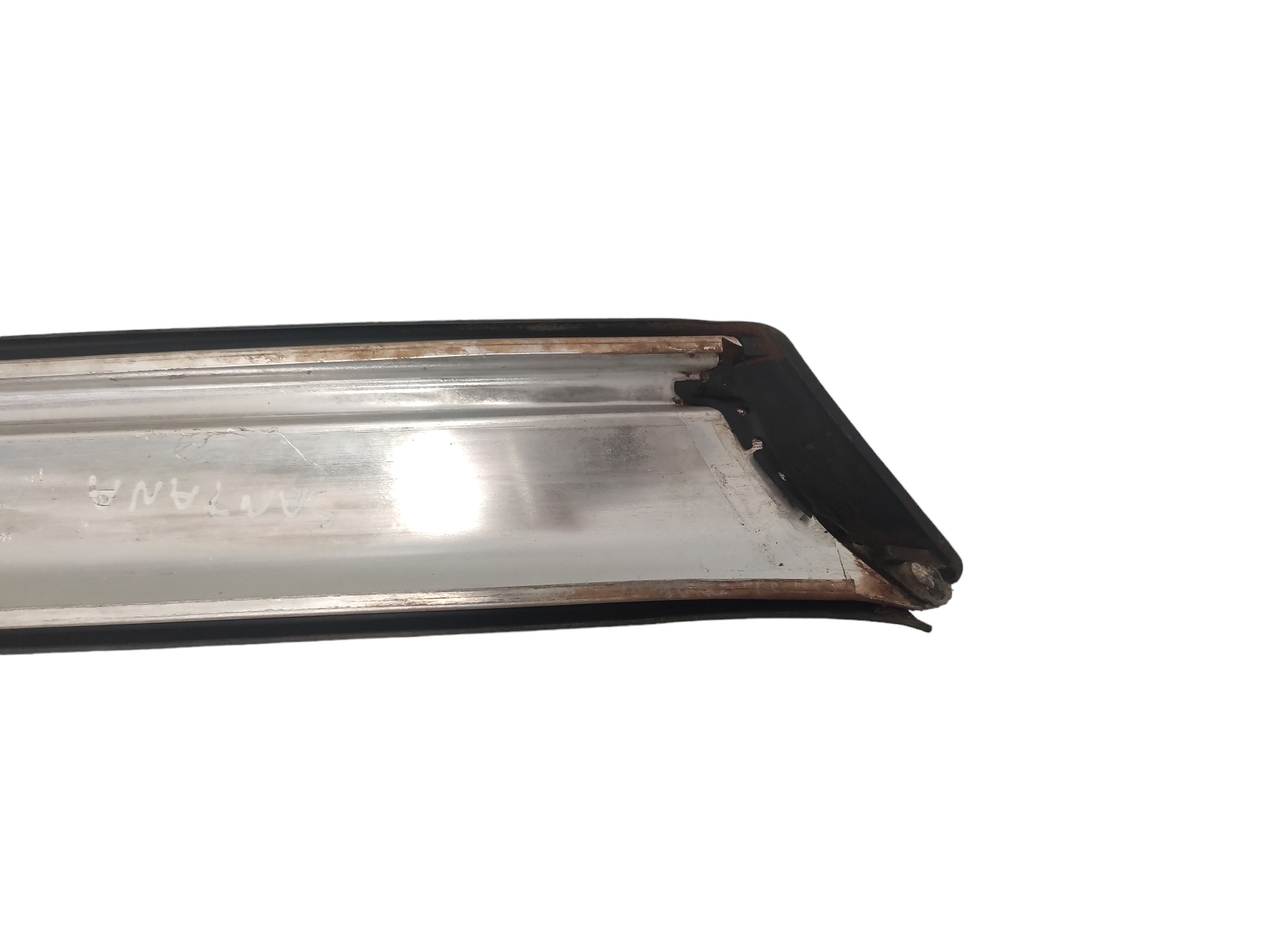 Friso Porta Traseira Esquerda Vw Santana 91 92 93 94 95 96 Preto 5