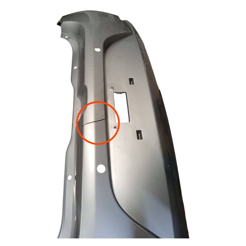Parachoque Traseiro Sandero 2014 2017 2018 2019 2021 Detalhe 2