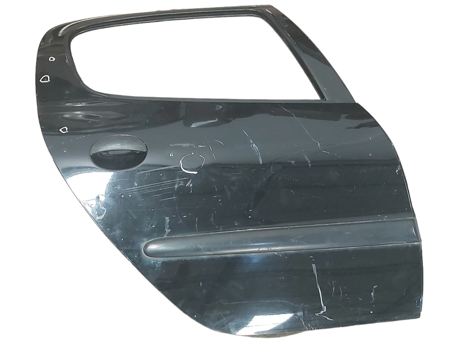 Porta Traseira Direita Peugeot 206 2005 2006 2007  Traseira Direito Preto 1