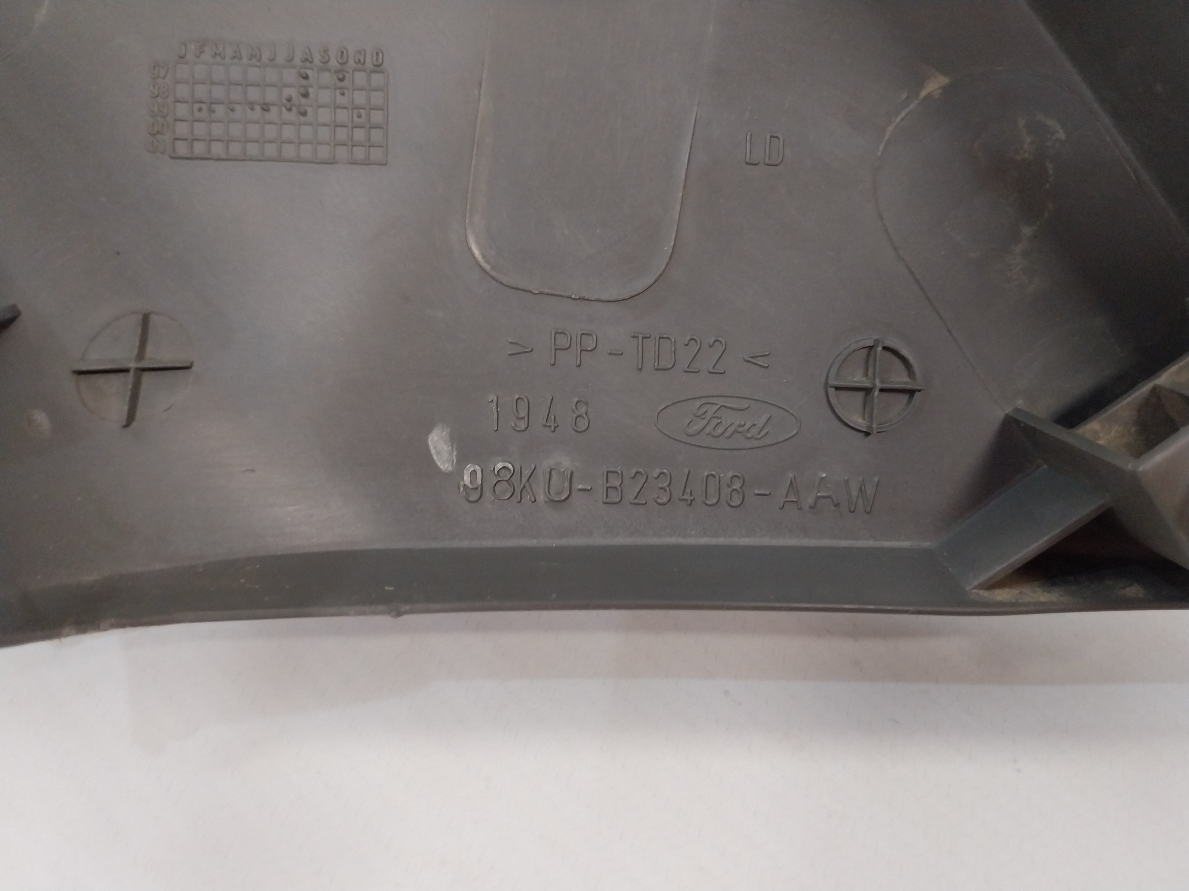 Acabamento Interno Retrovisor Direito Ford Ka 99  A 2003 6