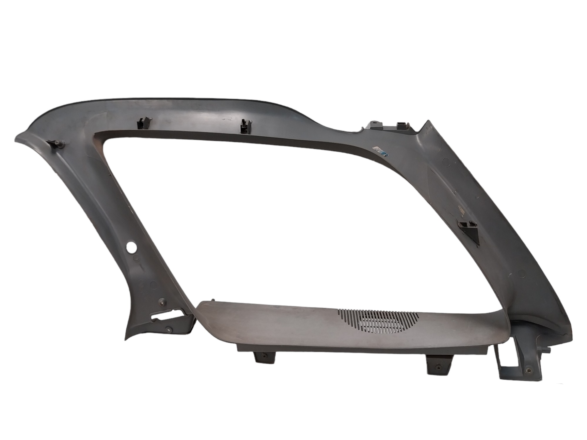 Moldura Suporte Bagagito Esquerdo Palio Weekend 96 A 2000  Cinza