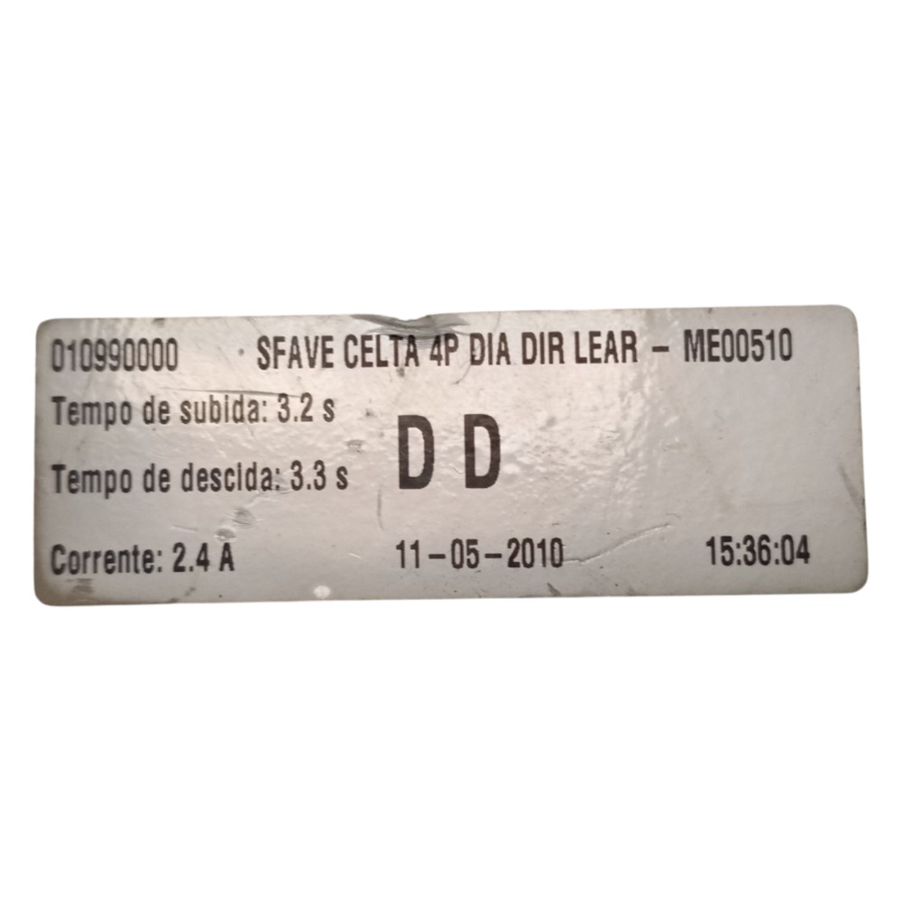 Maquina Vidro Elétrico Dianteiro Direito Gm Celta 2010 2015 4