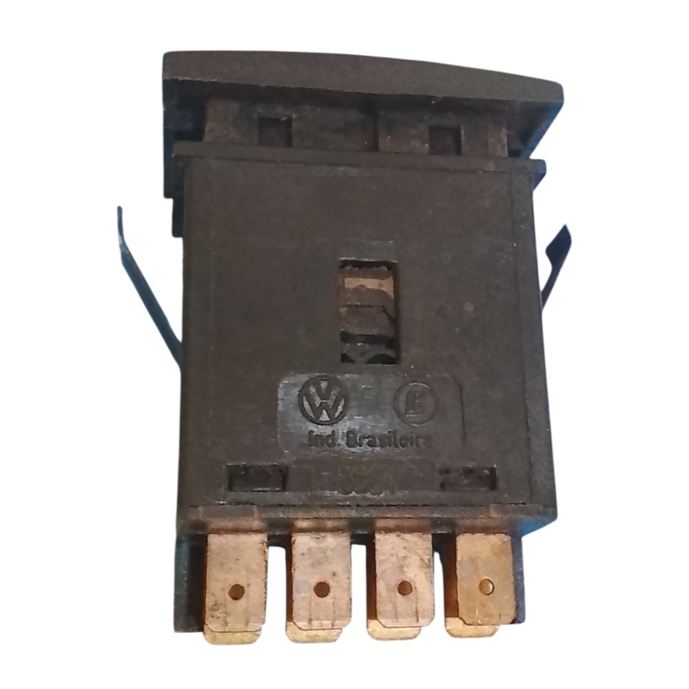 Botão Pisca Alerta Gol Parati Saveiro 99 2000 2001 A 2006 Preto 5
