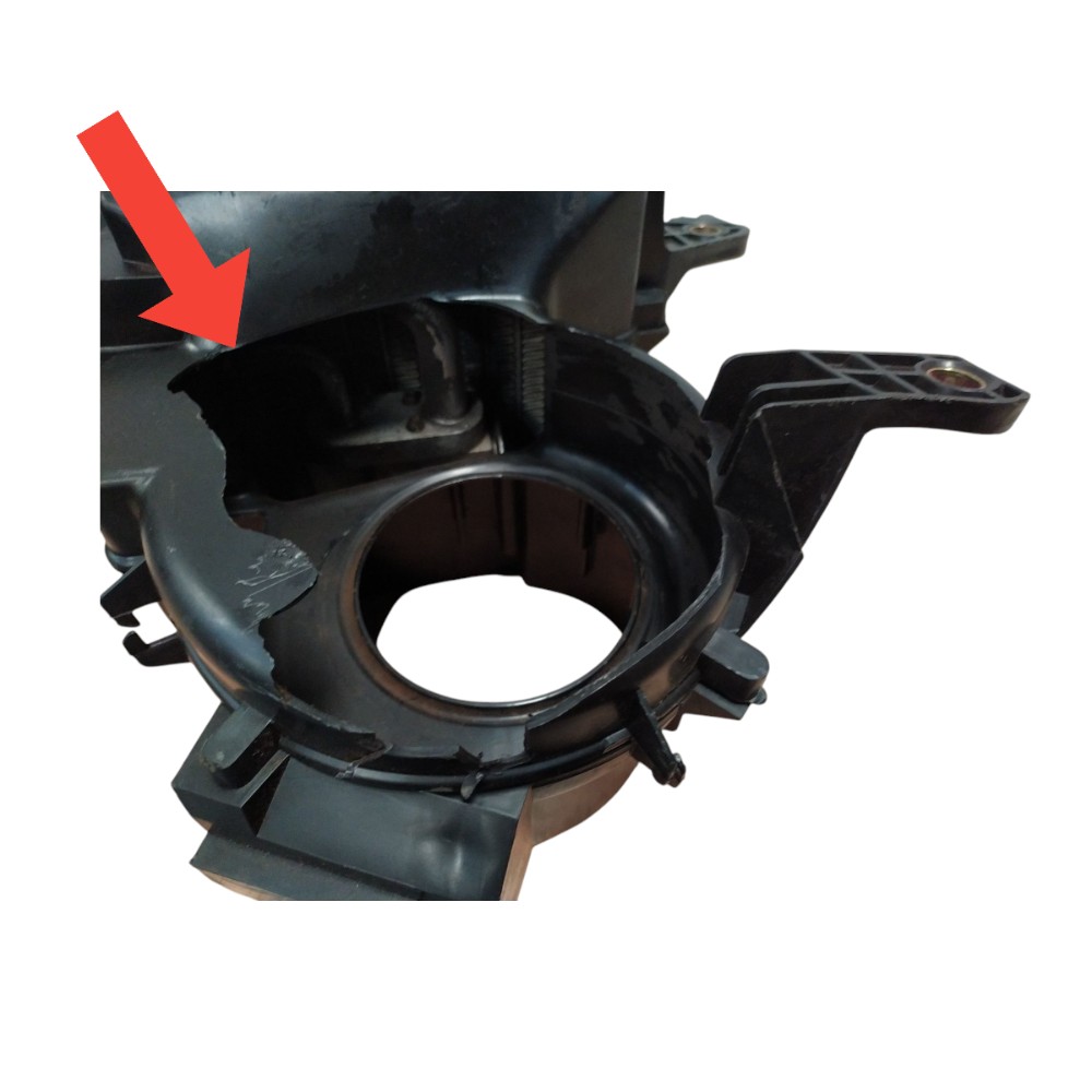 Caixa Ventilador Ar Forçado Xsara Picasso 2001 2010 Detalhe 4