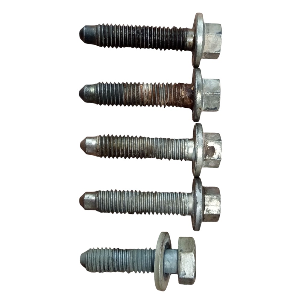 Jogo Parafuso Suporte Alternador Peugeot 206 2001 2002 2008 6
