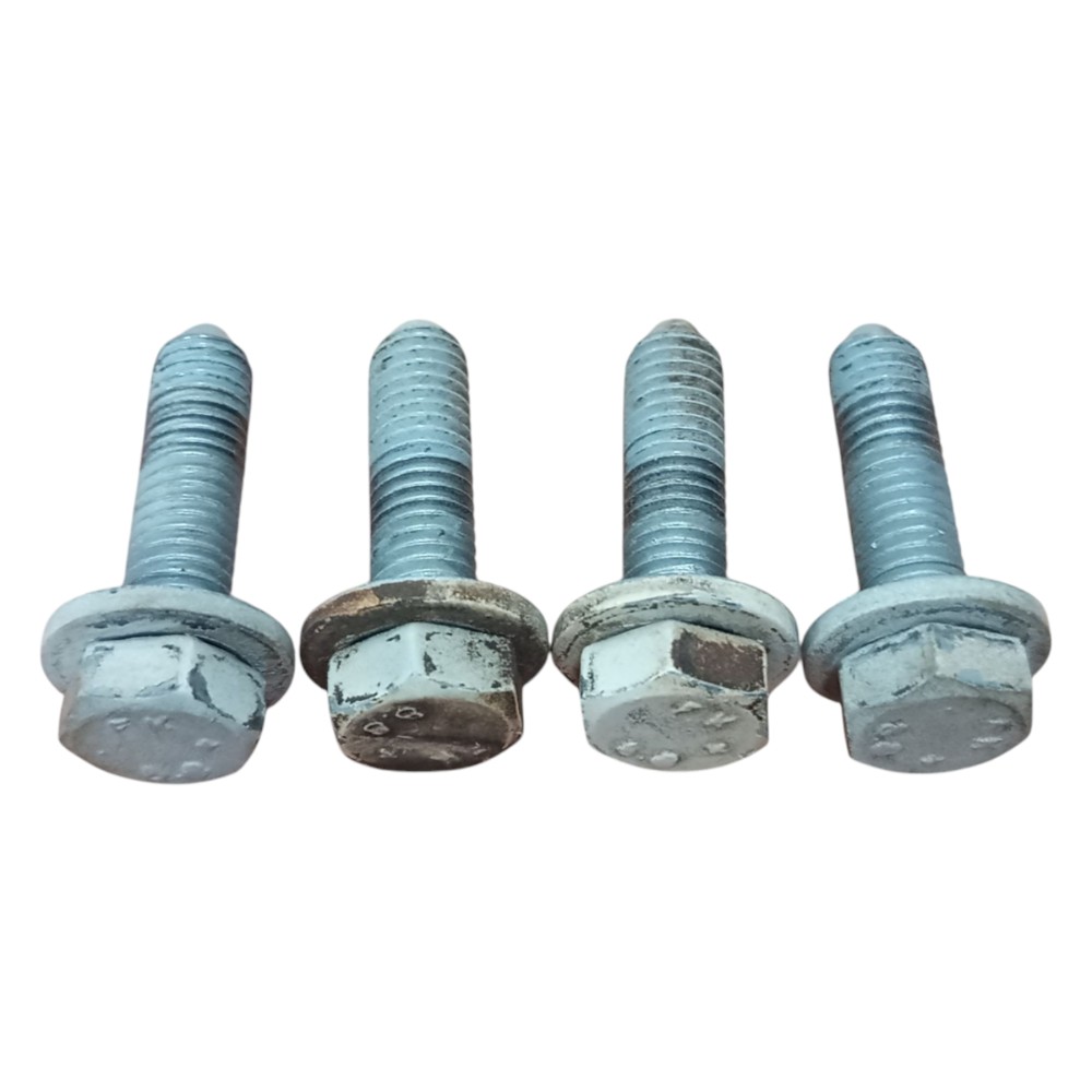 Kit 4 Parafusos Dobradiça Porta Peugeot 206 2001 2002 A 2008 2
