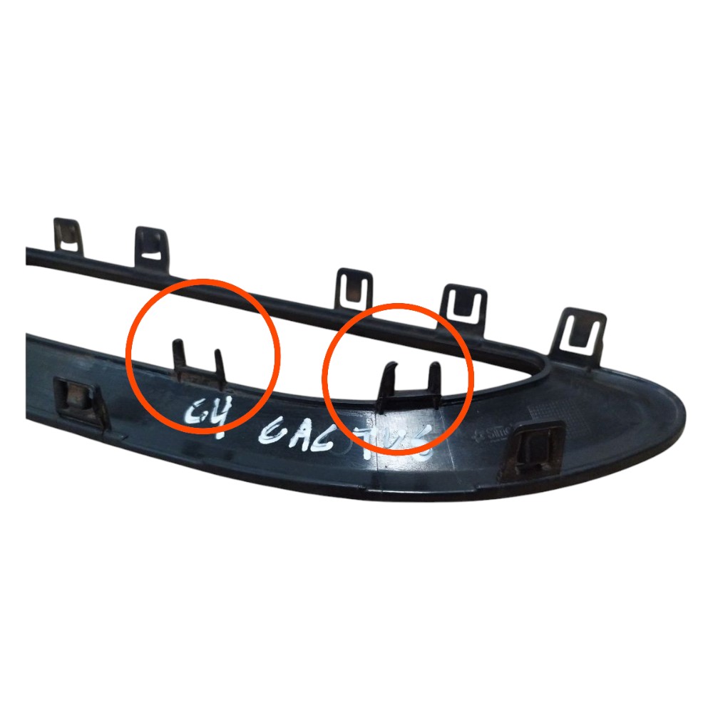Moldura Friso Porta Direita Citroen C4 Cactus 2020 2021 2024 Preto 2