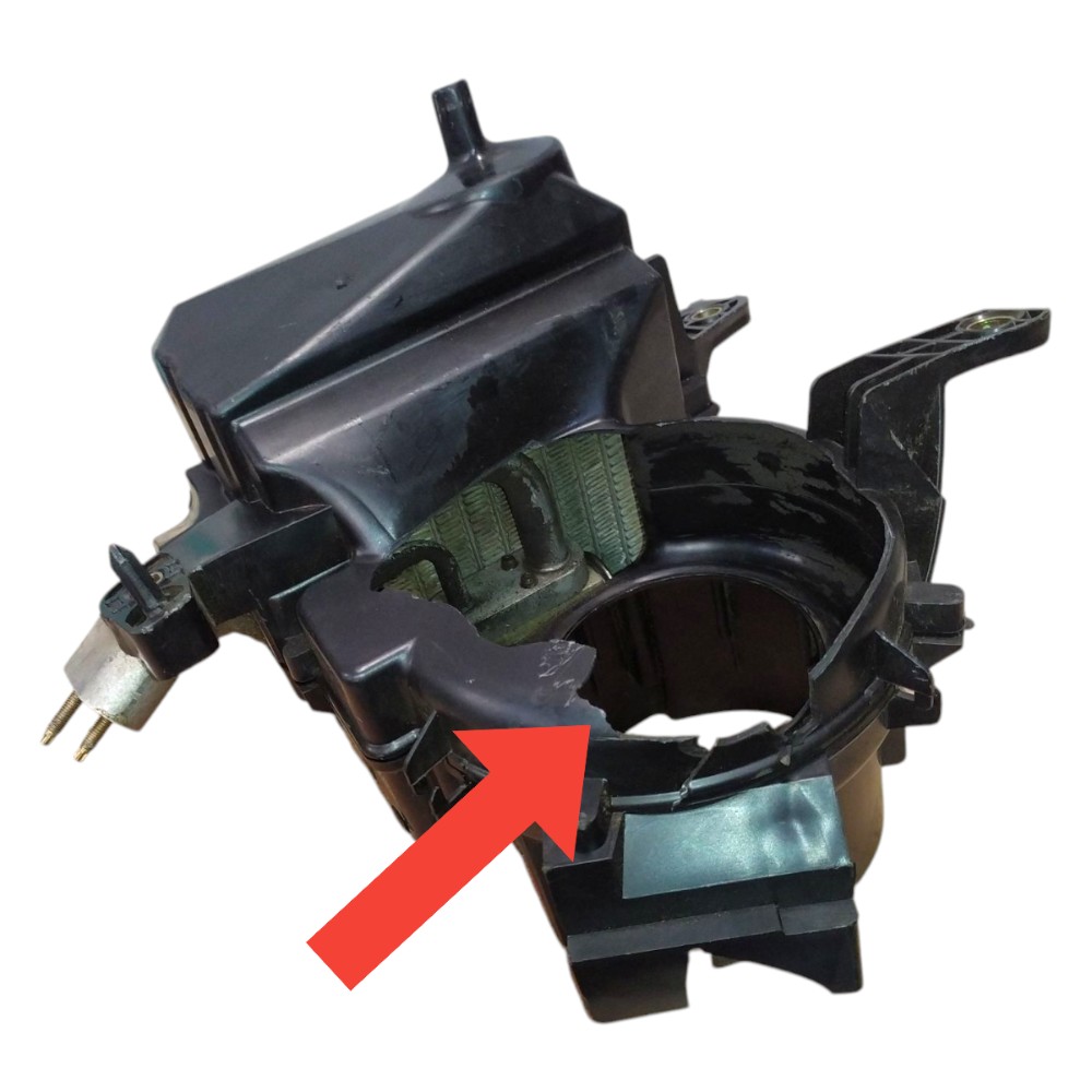 Caixa Ventilador Ar Forçado Xsara Picasso 2001 2010 Detalhe 2