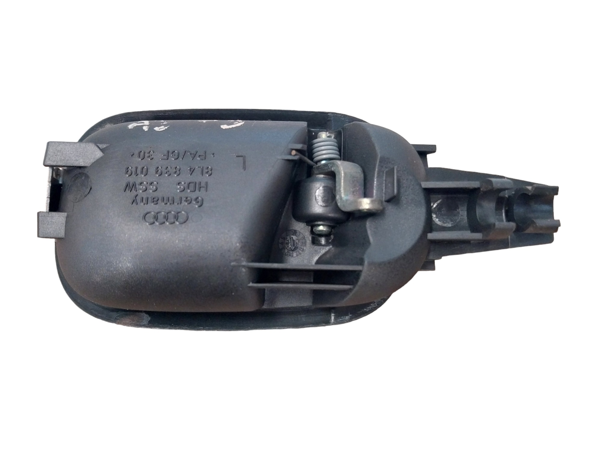 Maçaneta Interna Traseira Esquerda Audi A3 97 98 2003 A 2006 Preto Traseira 3