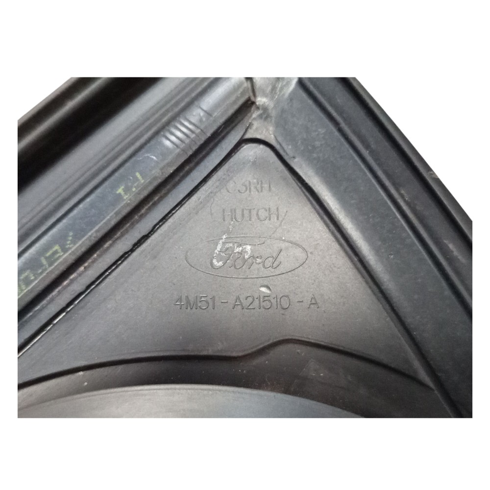Kit Pestana Borracha Vidro Dianteiro Direito Focus 2009 2013 Preto 5