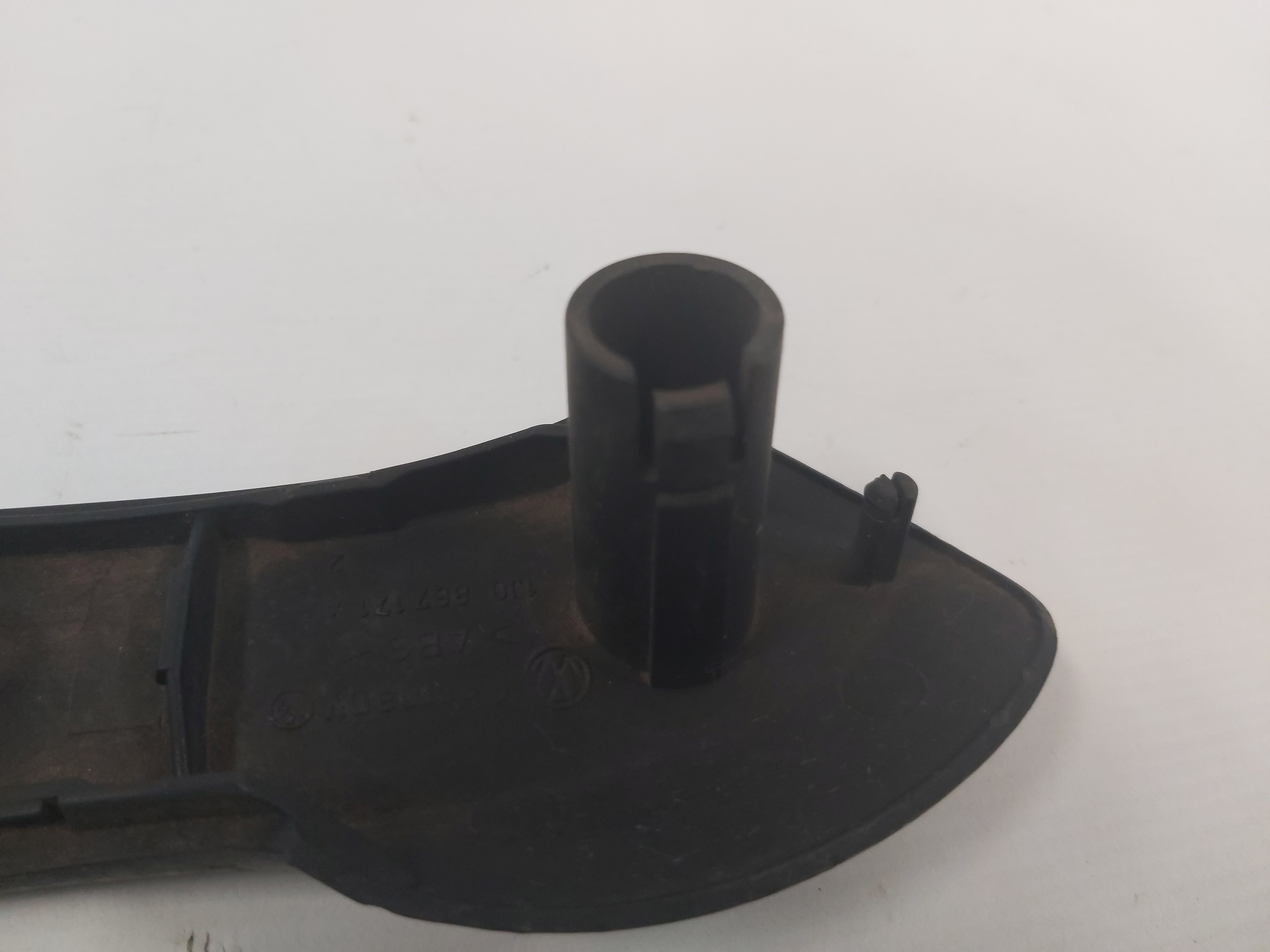 Acabamento Puxador Porta Traseira Esquerda Vw Golf Preto 6