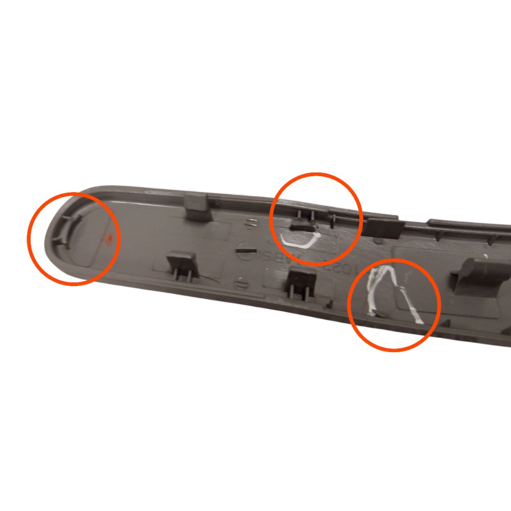 Moldura Puxador Forro Porta Tras Esq Uno 2011 2012 Detalhe Cinza 2