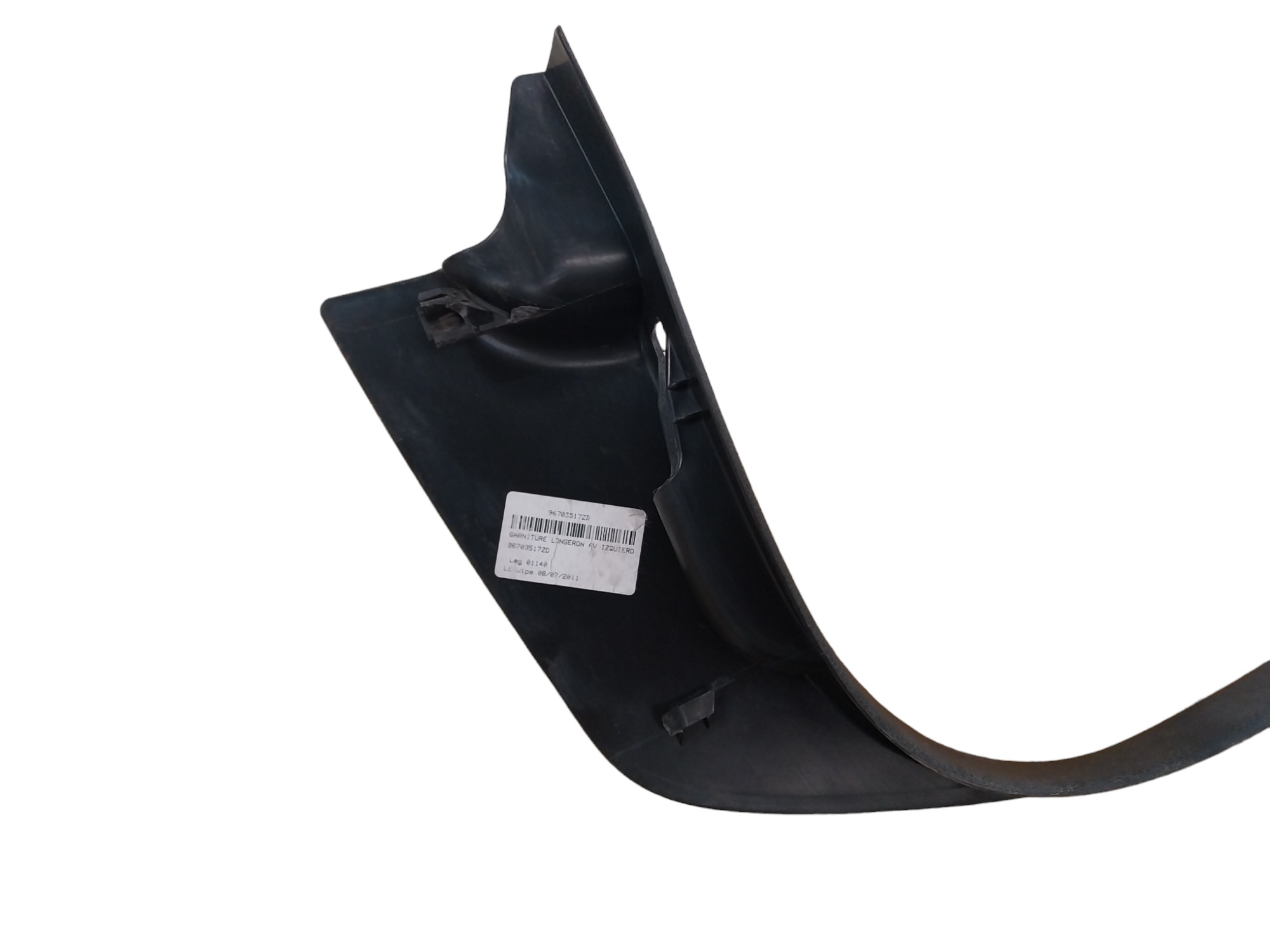 Soleira Acabamento Dianteiro Esquerdo Peugeot 308 408 2012 Preto 8
