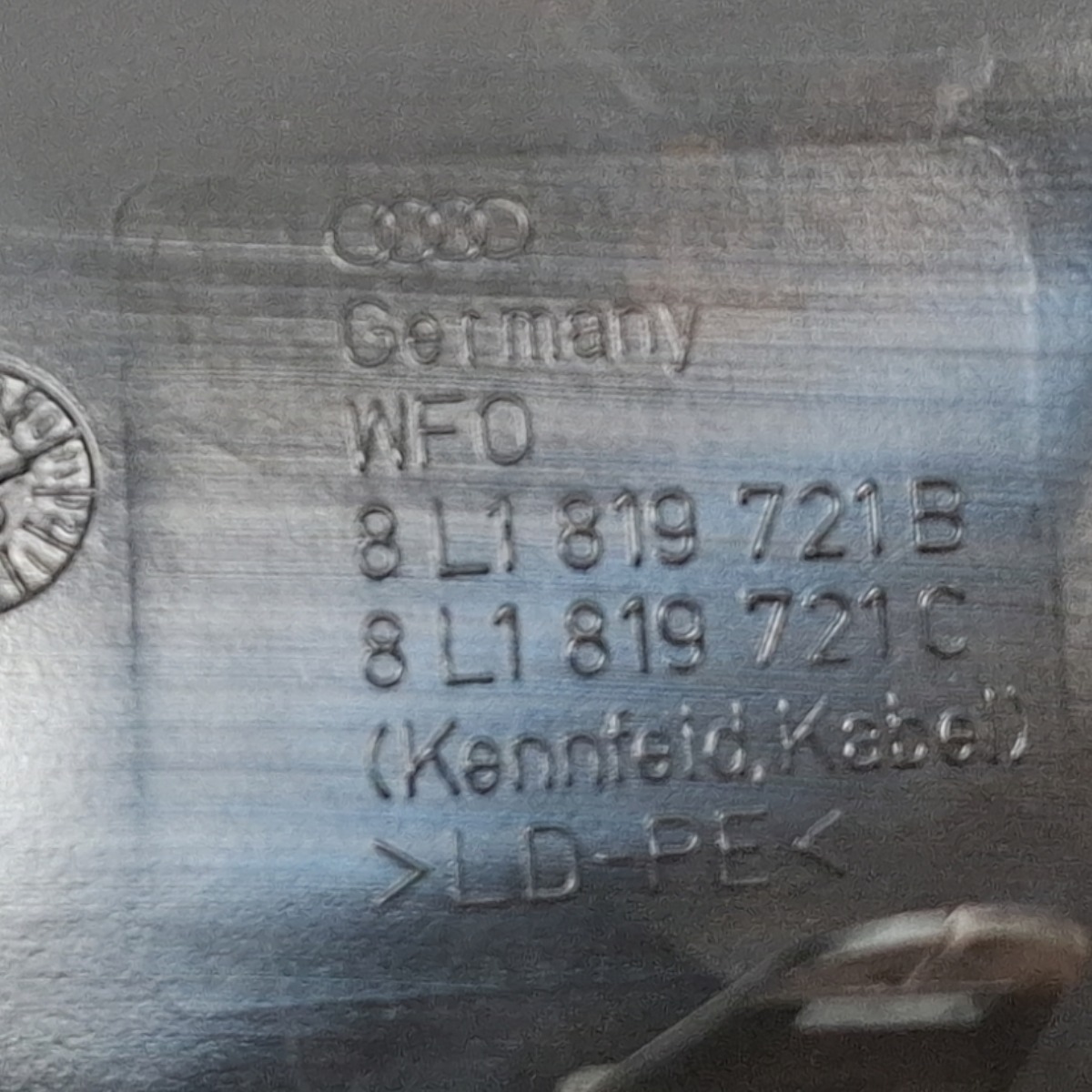 Duto Ar Painel Central Audi A3 97 98 2000 2001 2002 A 2006 8
