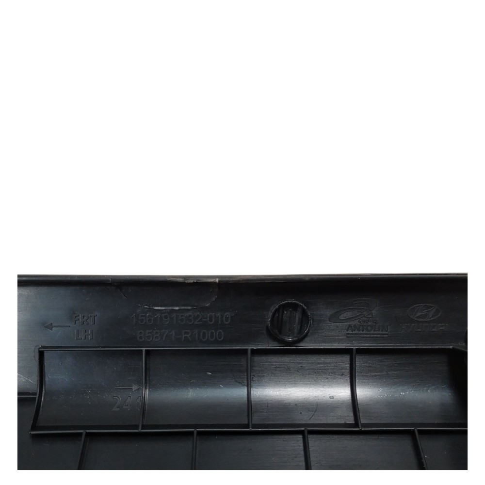 Soleira Moldura Dianteira Esquerda Hyundai Hb20 2020 A 2022 Preto 5