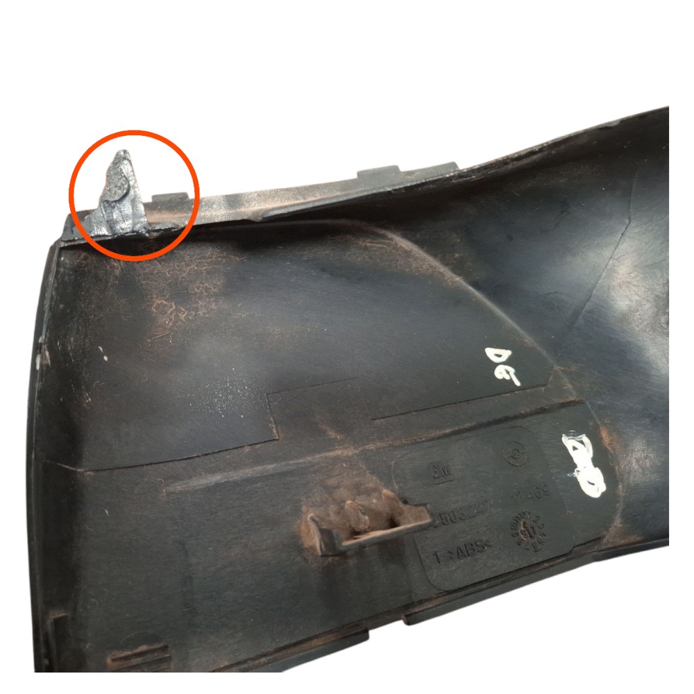 Puxador Apoio Braço Dian Esquerdo Vectra 97 99 2005 Detalhe Preto 6