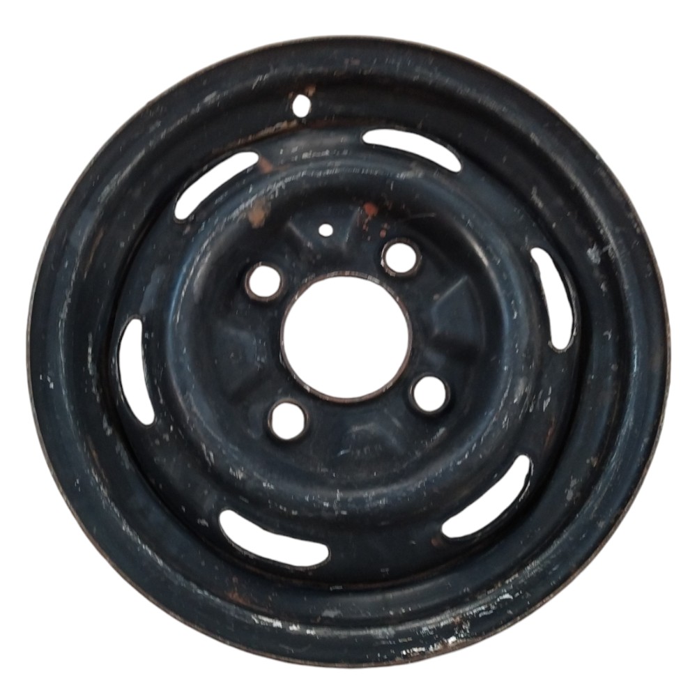 Roda Ferro Aro 14 4 Furos Vw Fusca Brasília 73 74 75 Avulsa