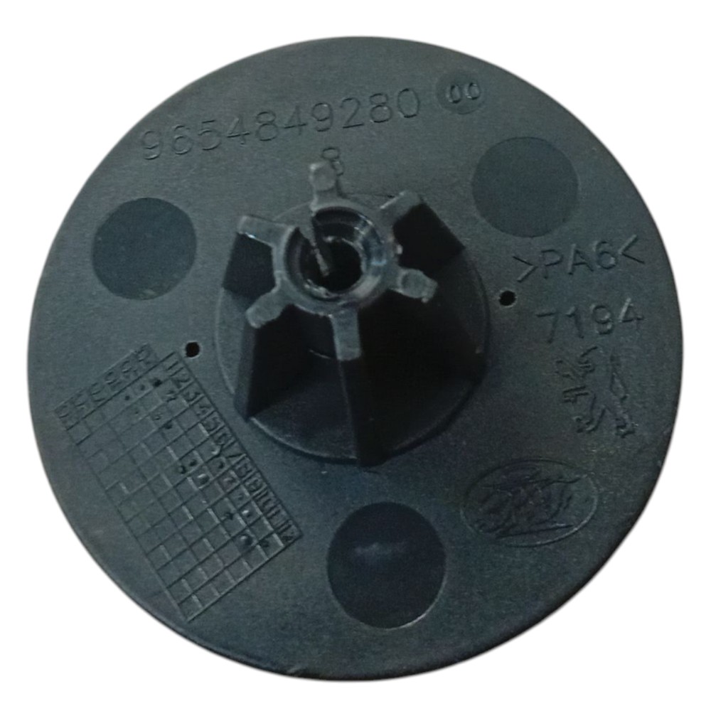 Porca Carpete Forro Corta Fogo 206 2001 2002 2003 2004 2008 Preto 3