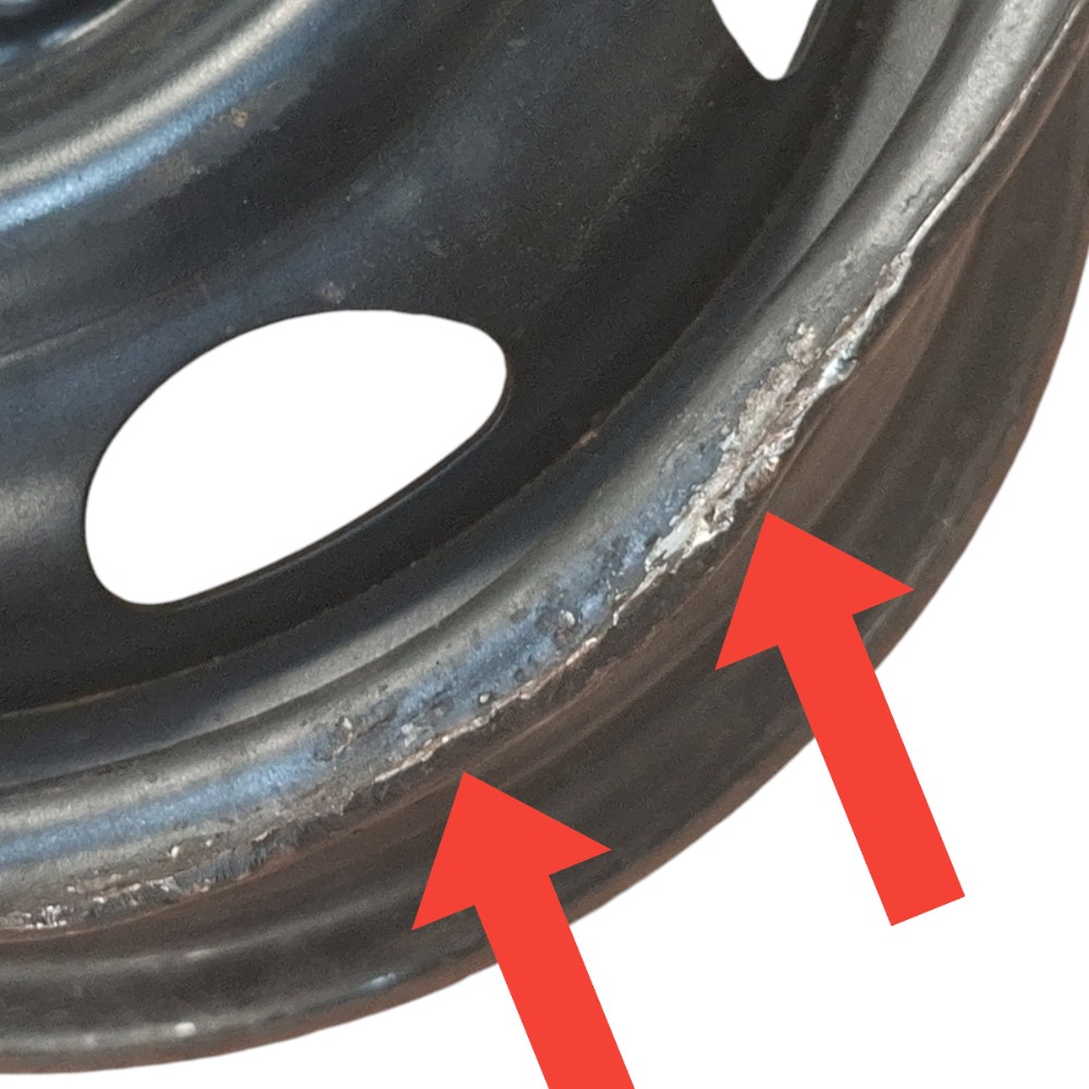 Roda Ferro Aro 13 4 Furos Onix Celta Corsa 93260709 Original Preto 2