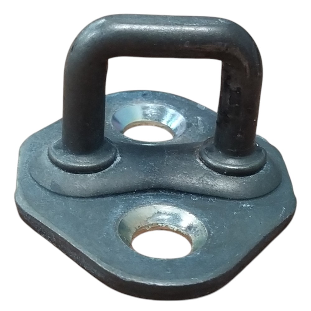 Trava Trinco Batente Fechadura Porta New Civic 2006 A 2011 Prata 3