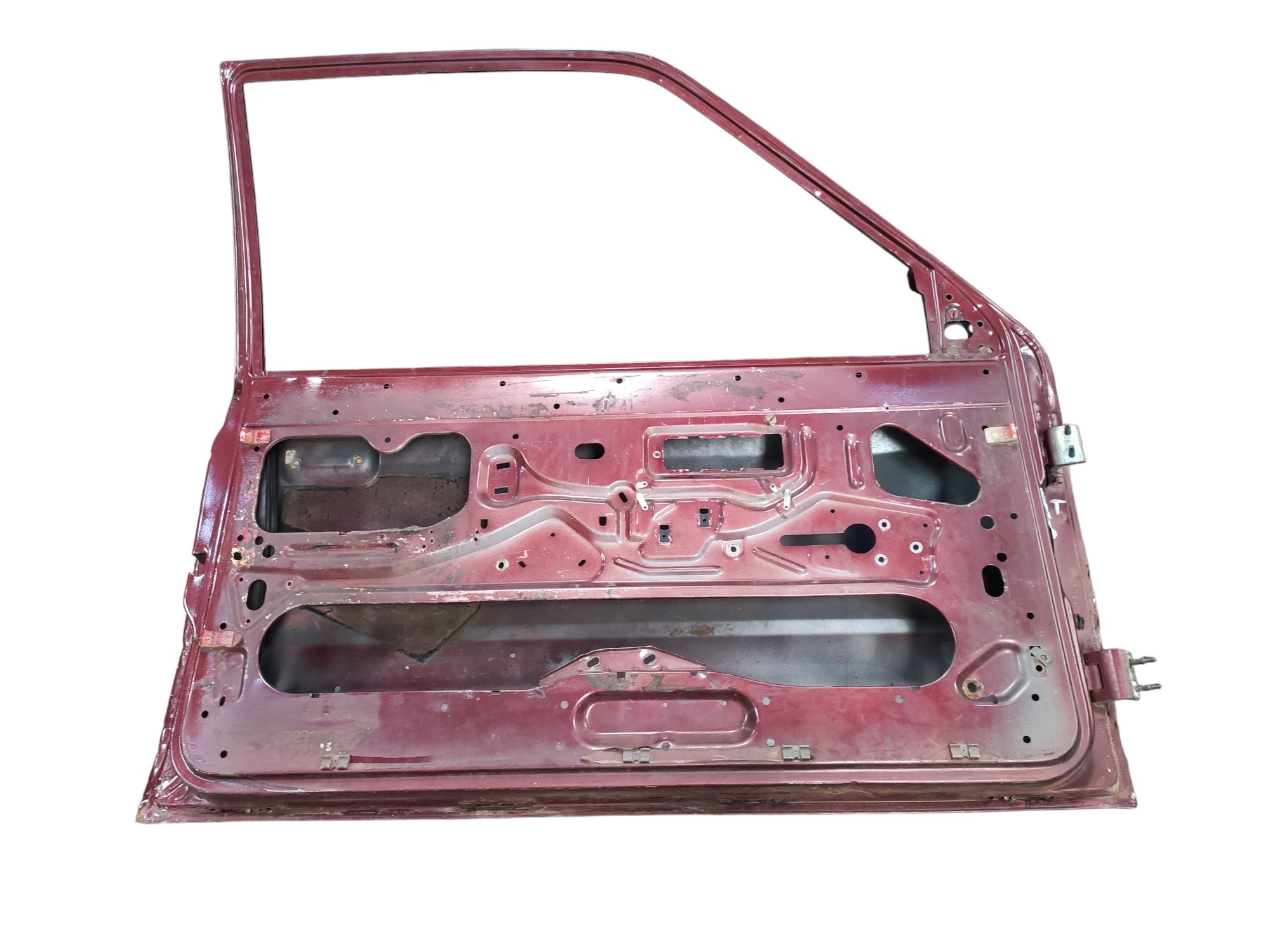 Porta Esquerdo Escort 2p 96 97 99 2001 2002 2003 Traseira Esquerdo Vermelho 7