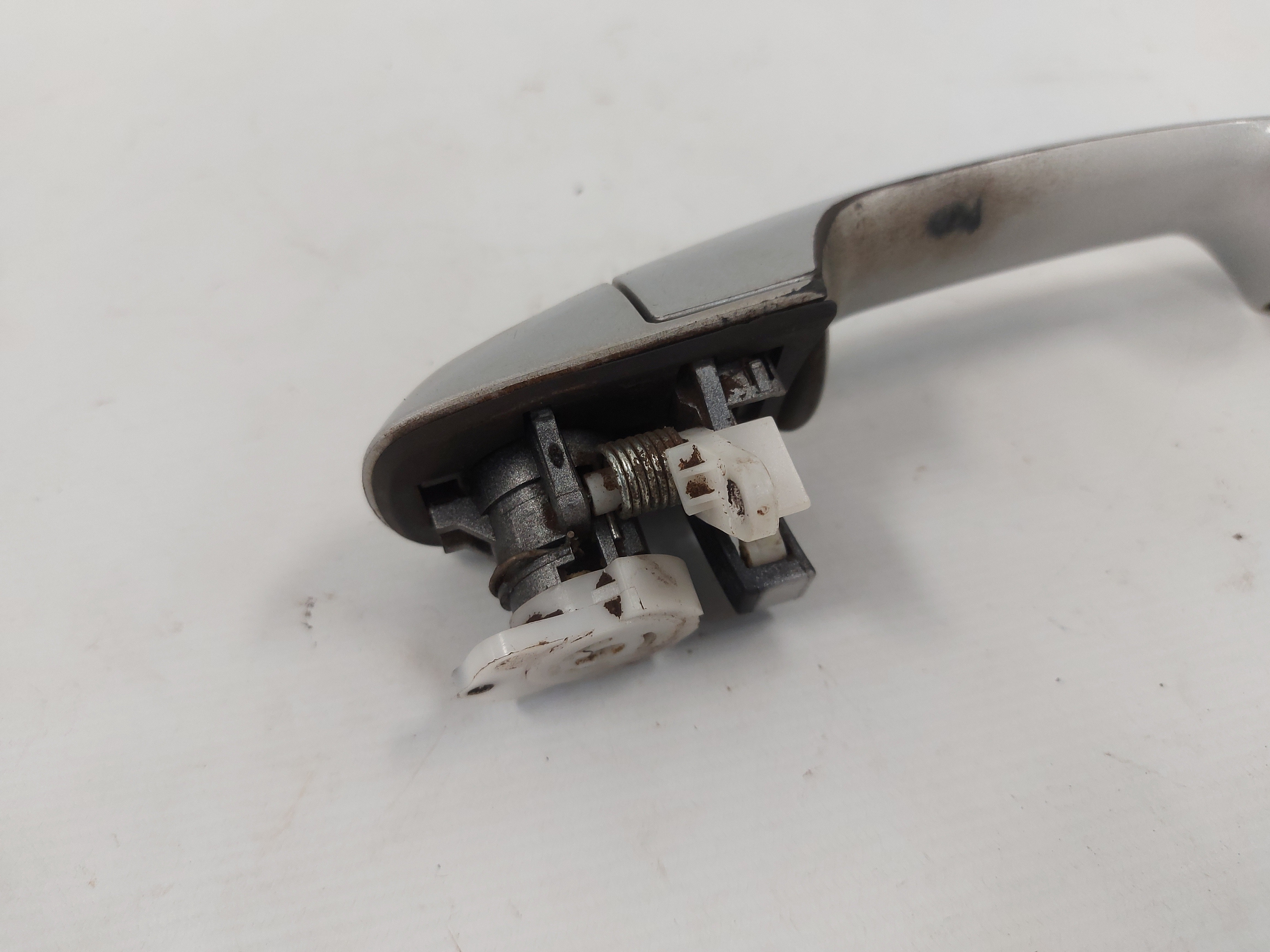 Maçaneta Externa Dianteira Esquerda Ford Fiesta 2003 A 2014 Branco Dianteira 7