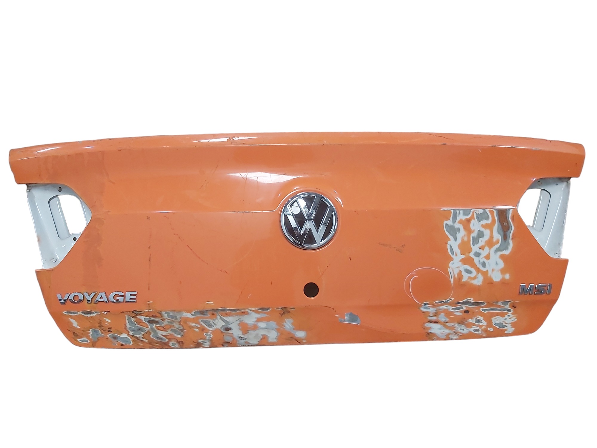Tampa Traseira Porta Malas Voyage G6 G7 2013 2014 2015 2016 Laranja 2